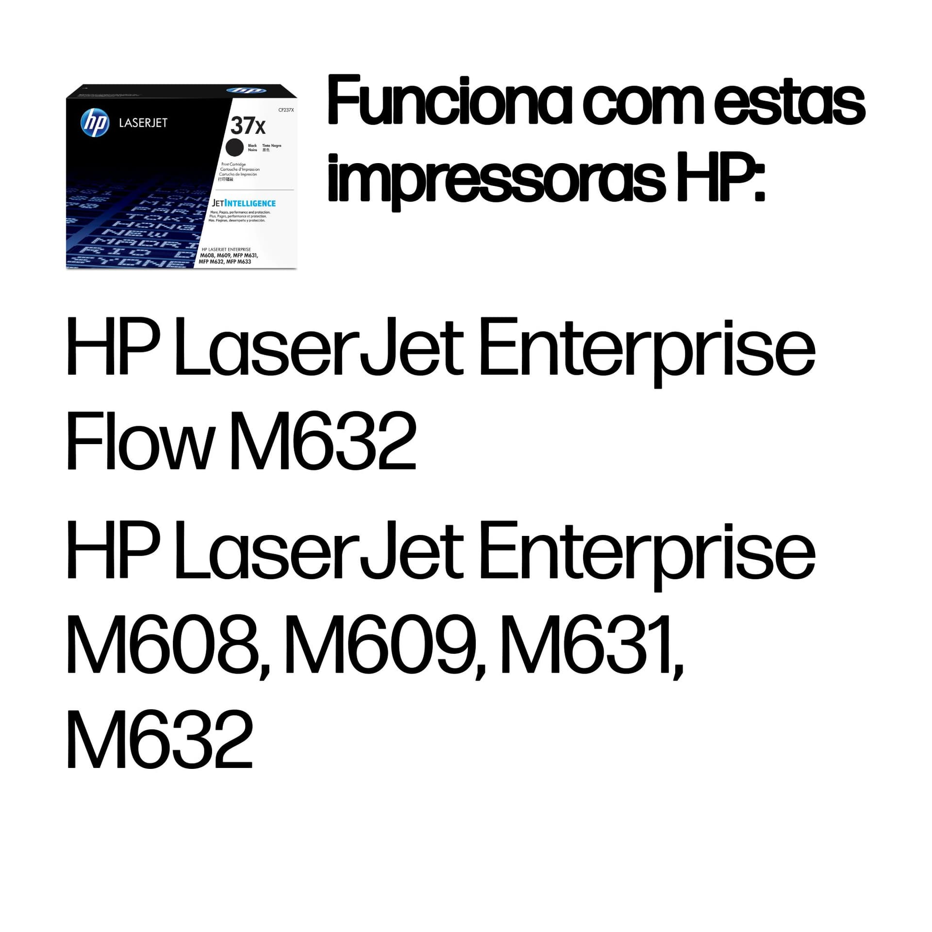HP Toner LaserJet Original 37X Preto de elevado rendimento — miniatura 1