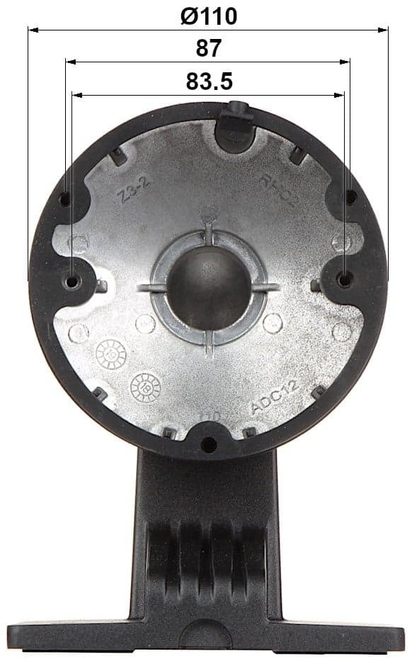 Hikvision DS-1272ZJ-110(Black) Wall mount, miniatura 4