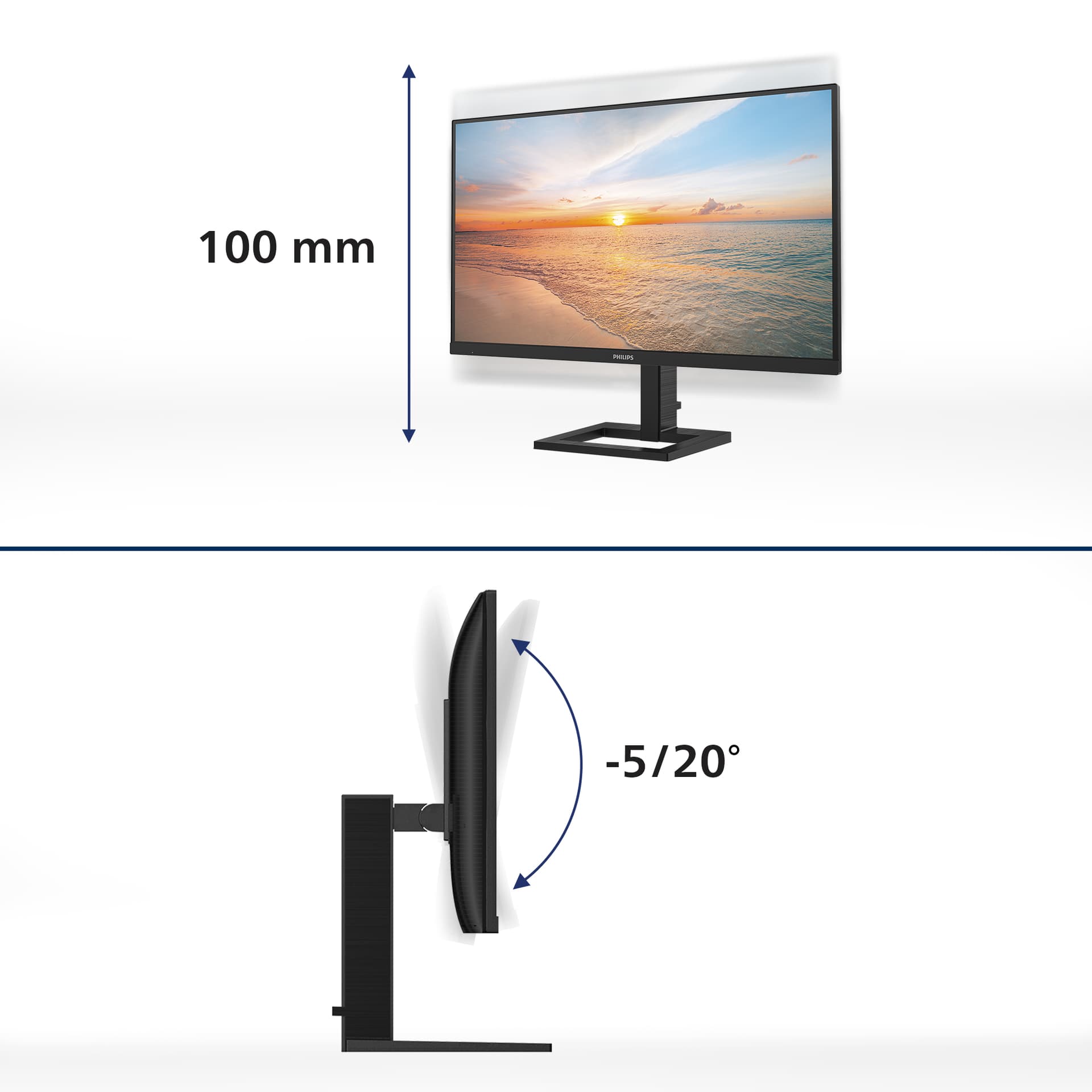 Philips 1000 series 27E1N1800AE/00 — miniatura 3