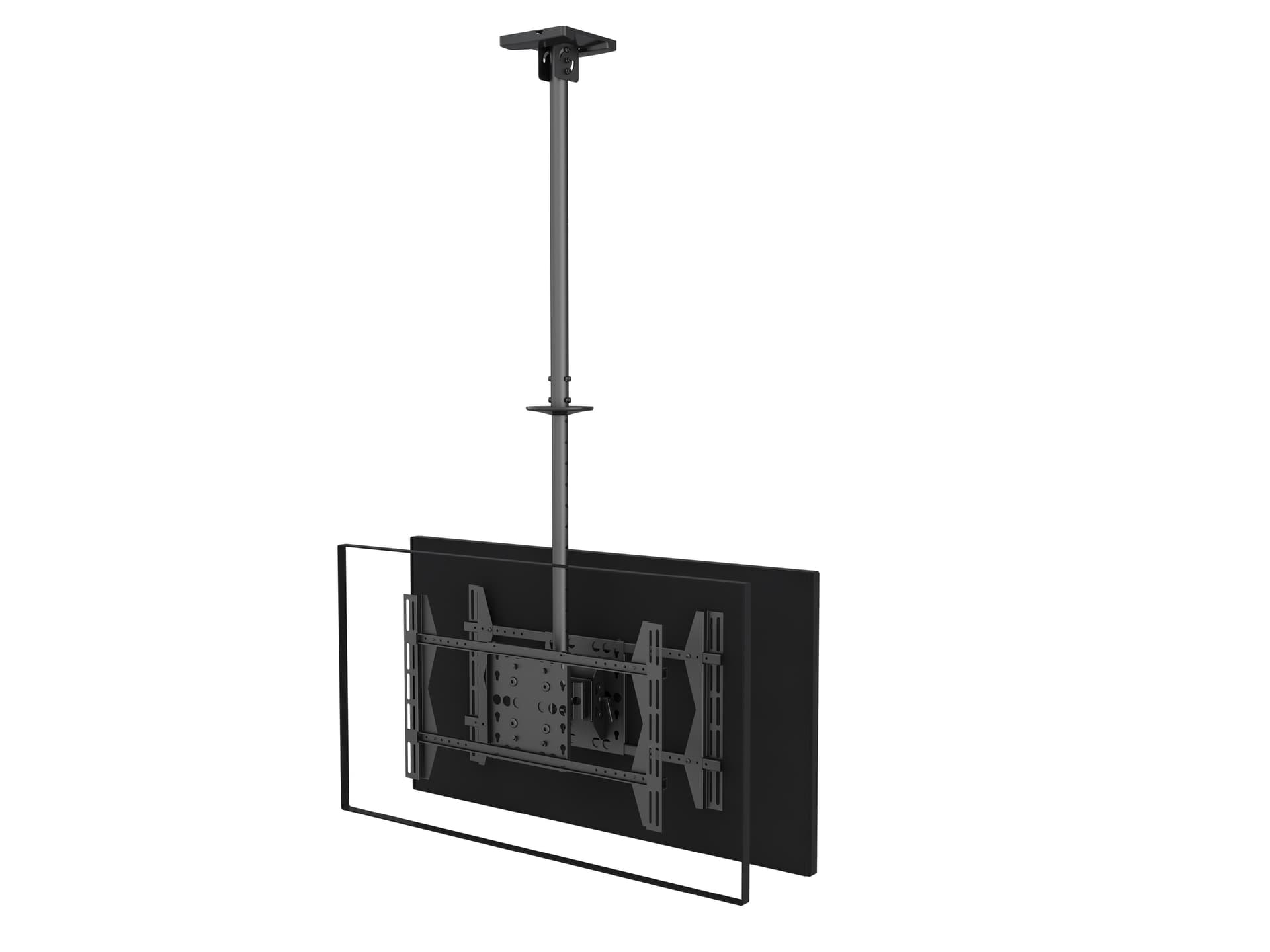 Equip Suporte de TV de ecrã duplo de 32“-75” para montagem no teto — miniatura 2