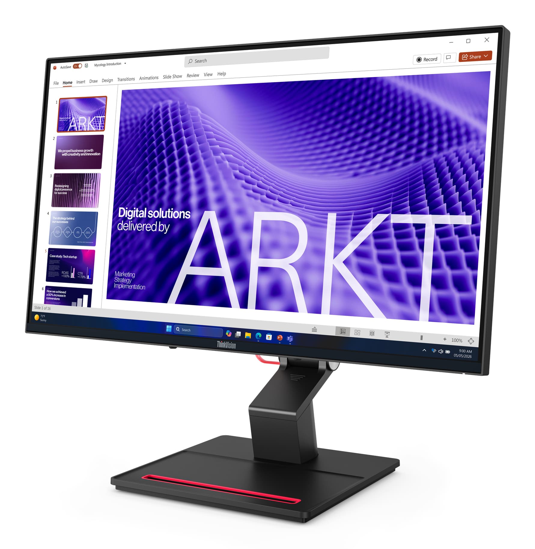 Lenovo ThinkVision T24D-4t Monitor, miniatura 3
