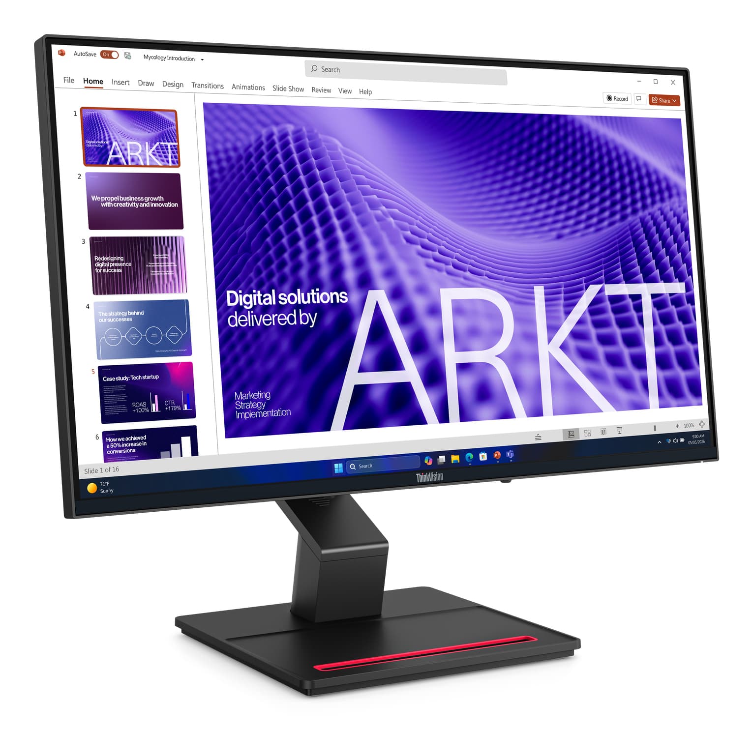 Lenovo ThinkVision T24D-4t Monitor, miniatura 4