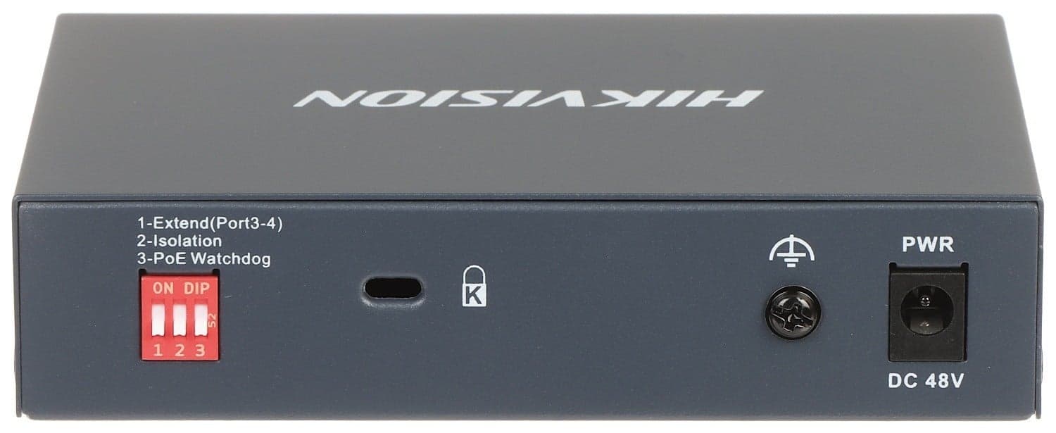 Hikvision DS-3E0505HP-E Switch POE Gigabit não gerenciado de 4 portas, miniatura 4