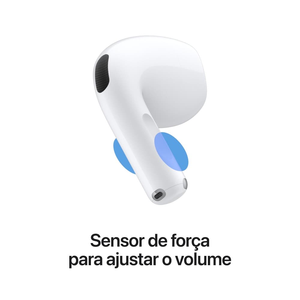 Apple AirPods 5 - Auscultadores sem fios com microfonoe - botão de orelha - bluetooth - cancelamento de ruído activo - branco, miniatura 5