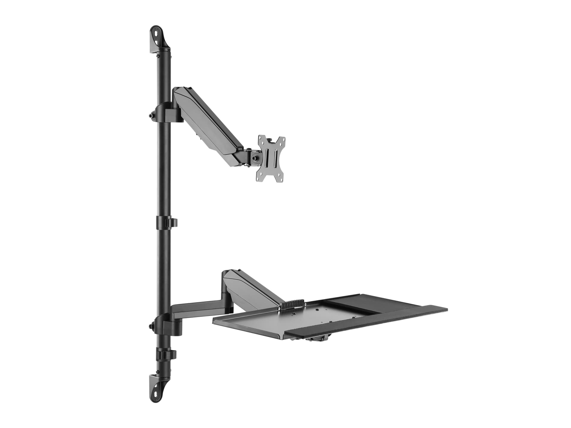 Equip Estação de trabalho de parede para monitor único de 17"-32” — miniatura 2