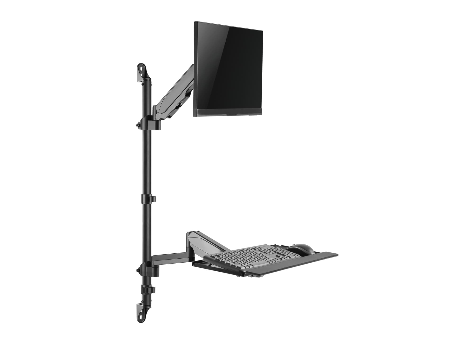 Equip Estação de trabalho de parede para monitor único de 17"-32” — miniatura 8