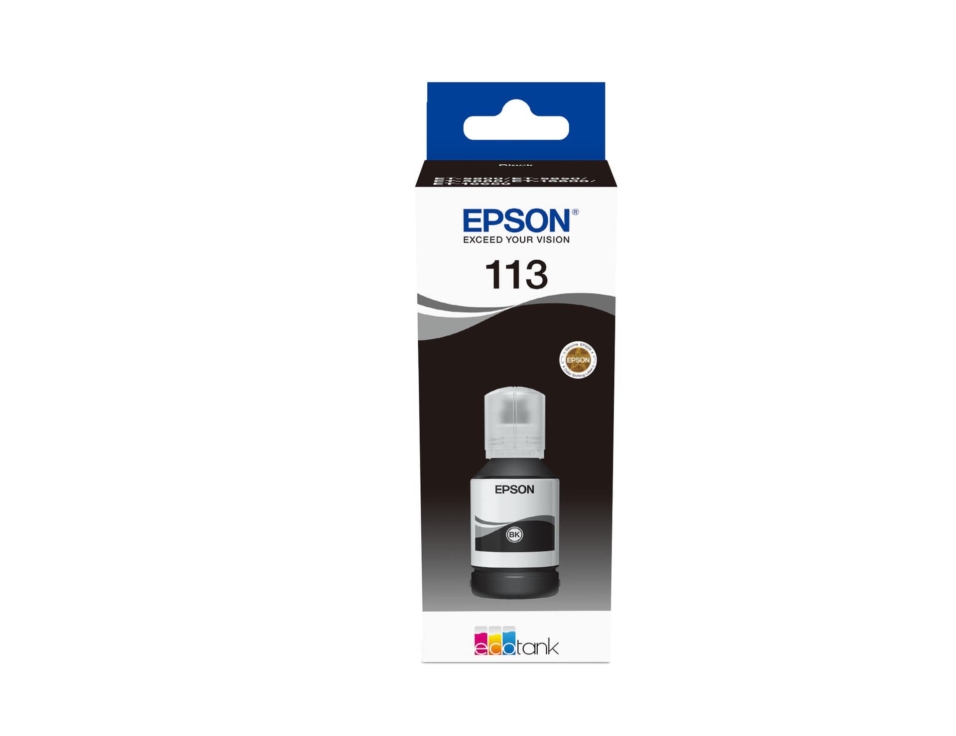 Epson 113 EcoTank Pigment Black ink bottle — miniatura 1