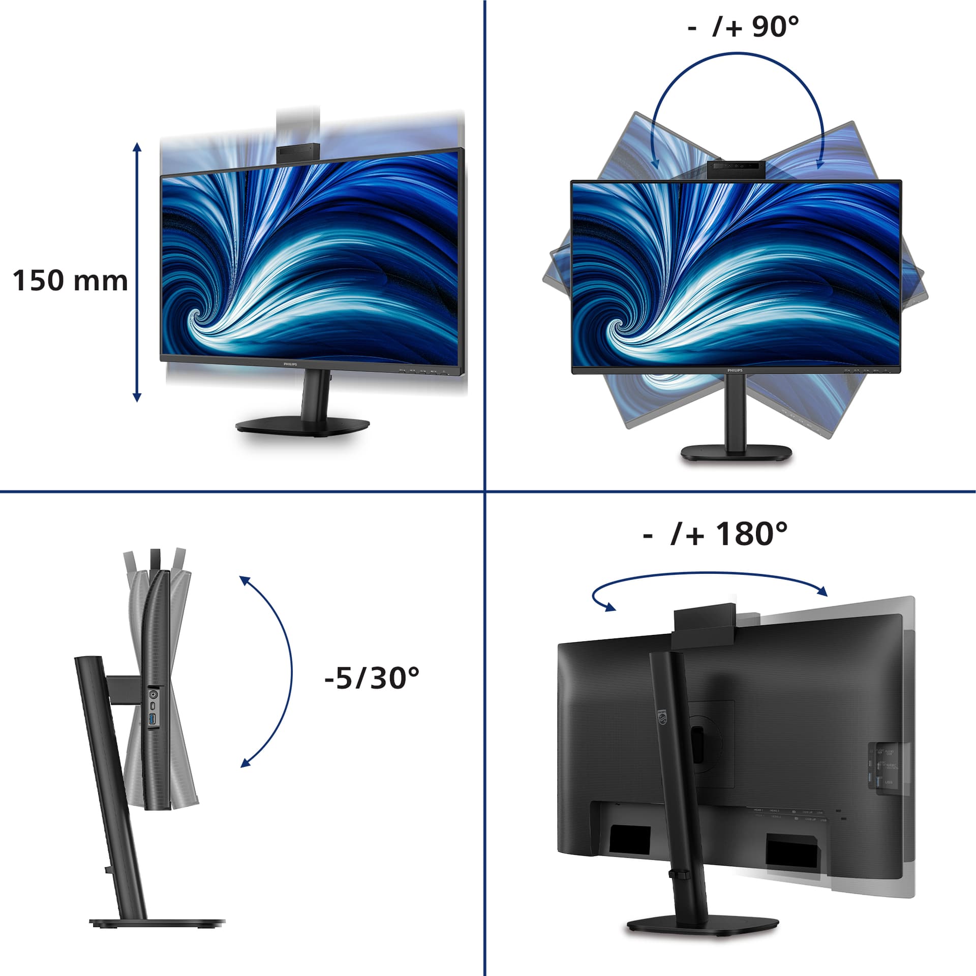 Philips 27B2N3500JH, miniatura 3