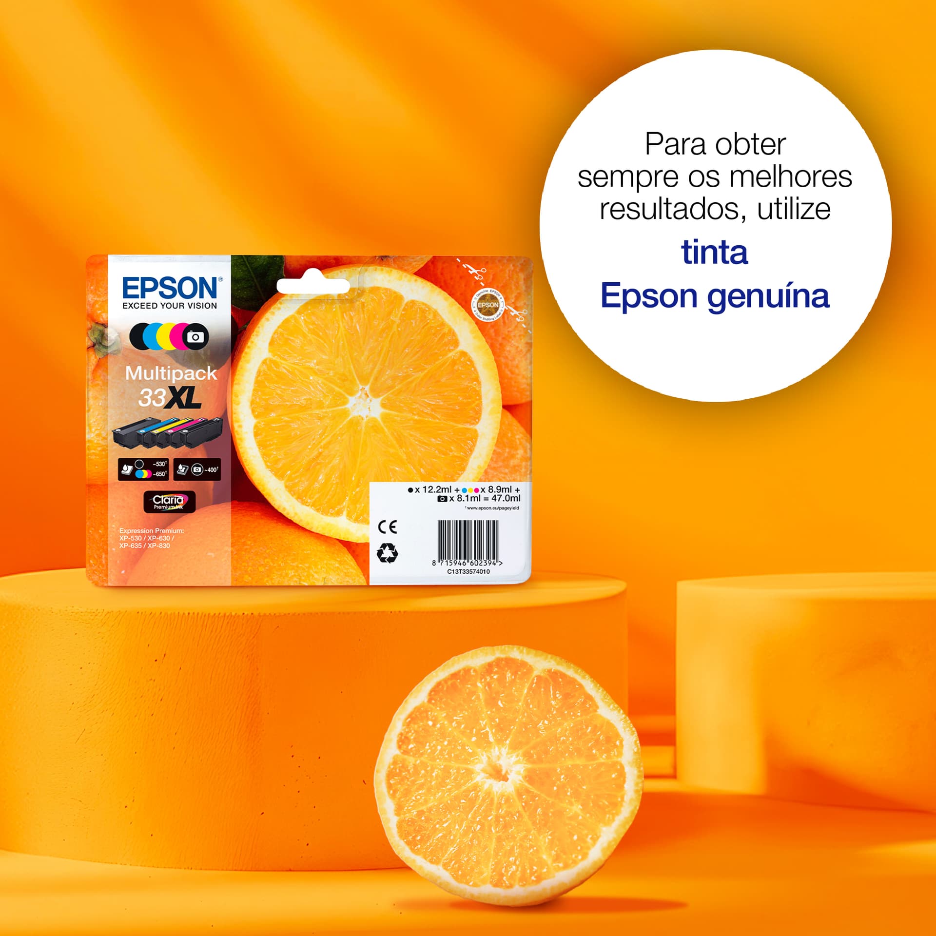 Epson Oranges 33 Conjunto individual preto Claria Premium Laranjas, miniatura 6