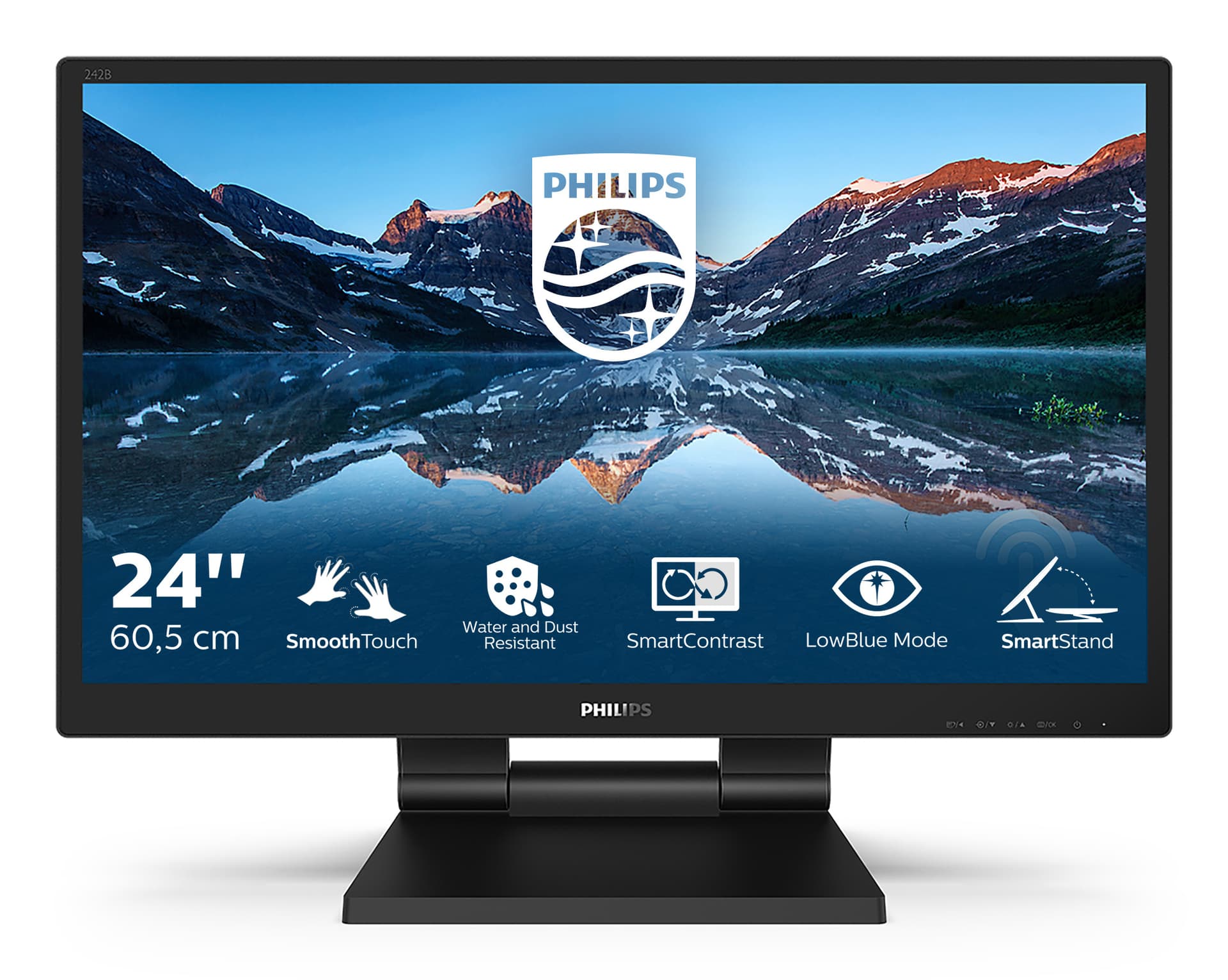 Philips Monitor LCD com SmoothTouch 242B9T/00 — miniatura 2