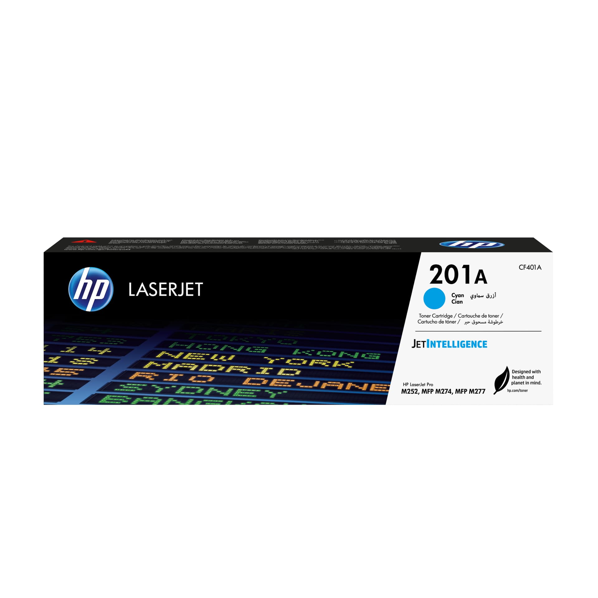 HP Toner LaserJet original 201A ciano, miniatura 1