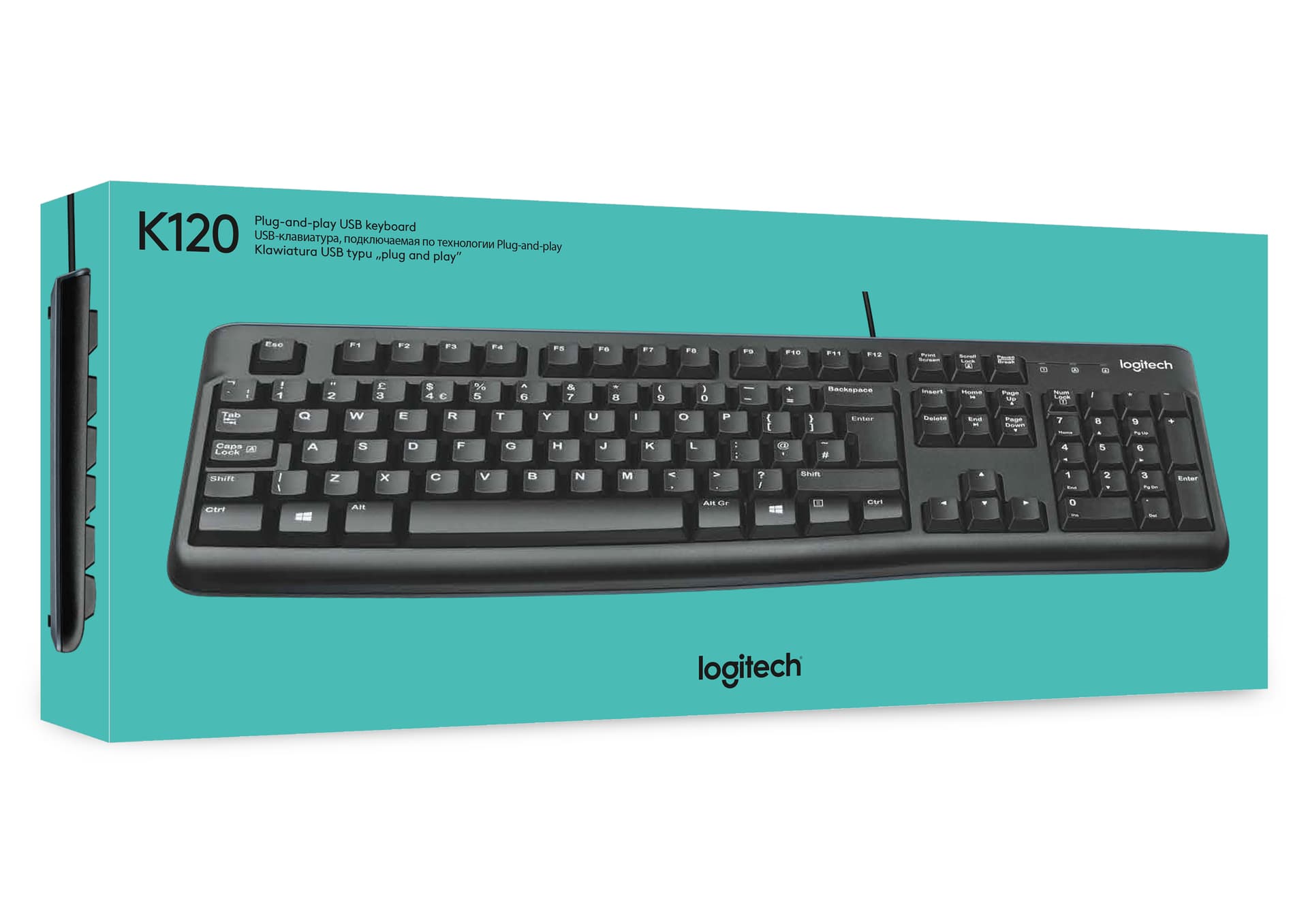 Logitech Keyboard K120 for Business — miniatura 7