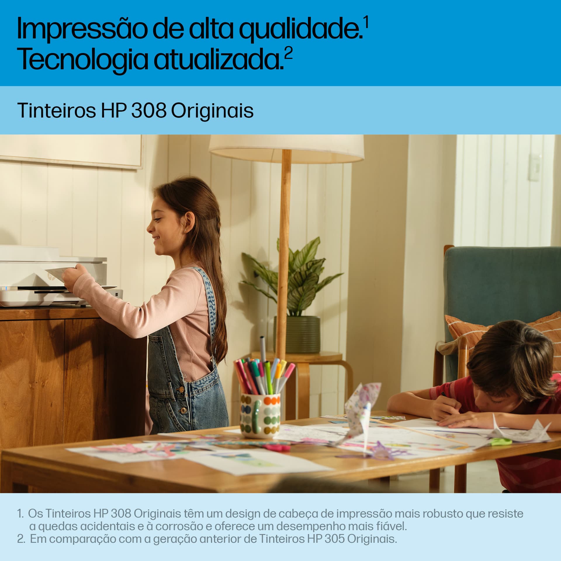 HP Tinteiro 308 Original Preto, miniatura 2