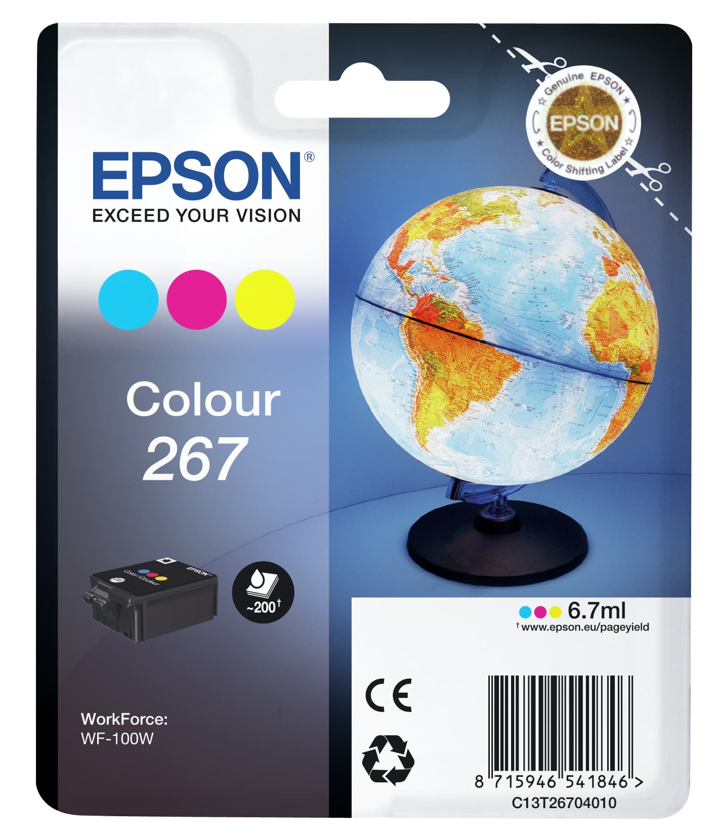 Epson Globe 267 Conjunto individual de cor Globo — miniatura 1