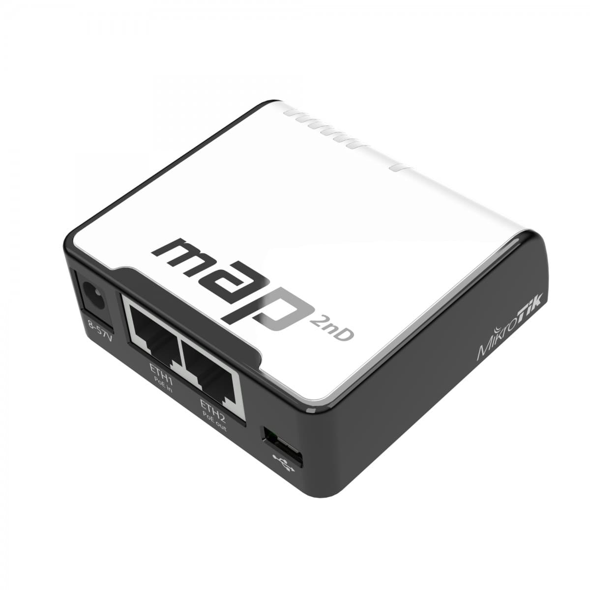 Mikrotik mAP Black, White Power over Ethernet (PoE), miniatura 2