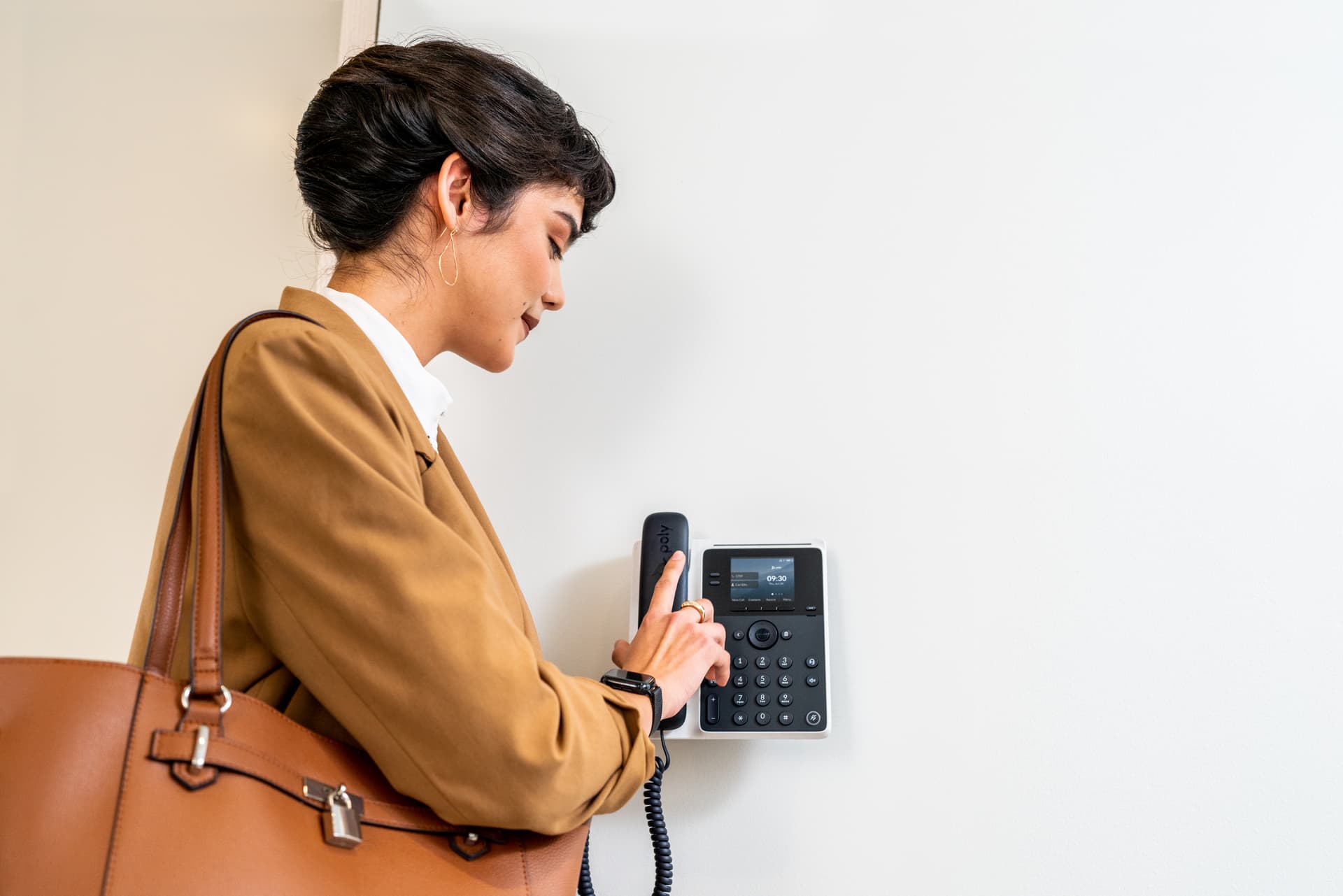 HP Poly Telefone IP Poly Edge E100 com PoE — miniatura 5