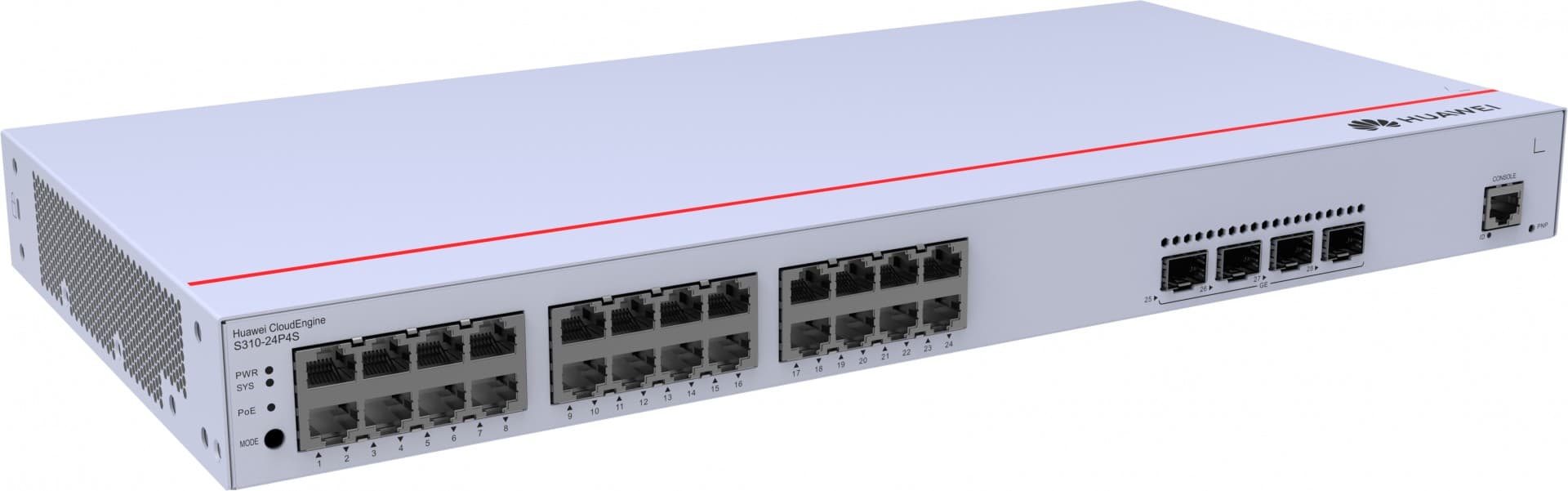 HUAWEI S310-24P4S SWITCH 24 10/100/1000BASE-T PORTS 4 GE SFP PORTS POE #PROMO# — miniatura 2