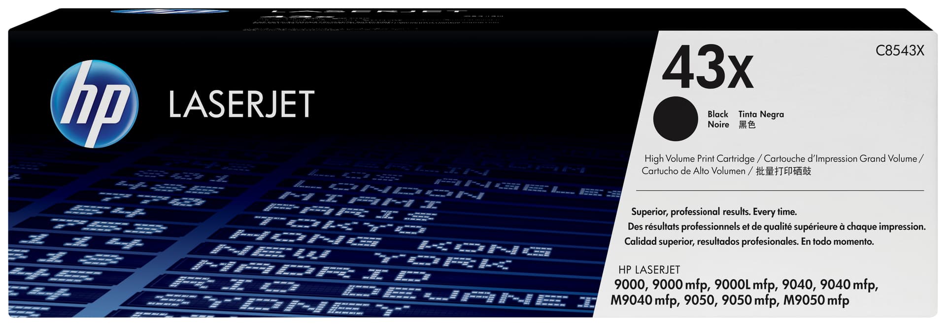 HP Toner LaserJet Original 43X Preto de elevado rendimento, miniatura 1