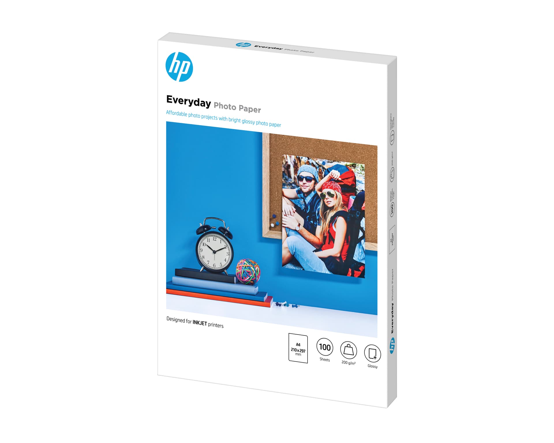 HP Papel de Fotografia Advanced Brilhante, 200 g/m2, A4 (210 x 297 mm), 100 folhas, miniatura 6
