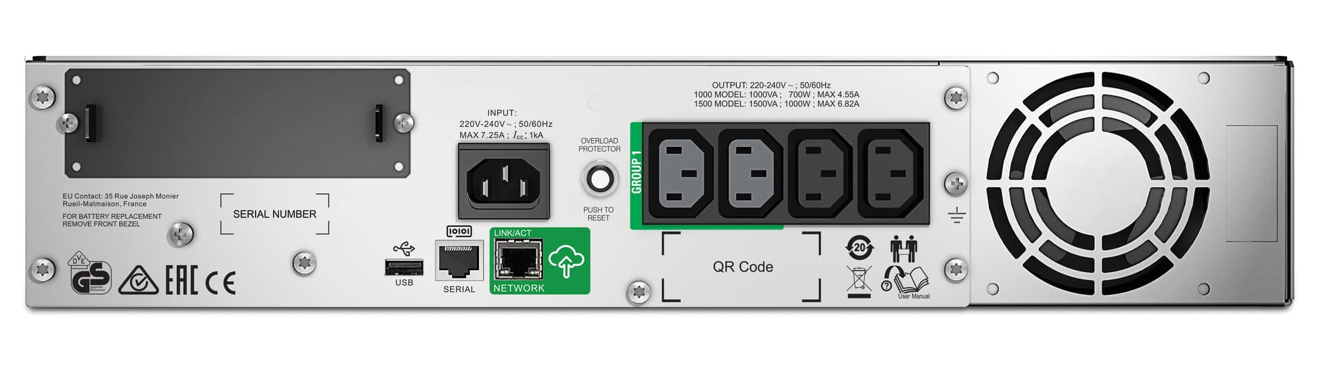 APC SMT1500RMI2UC — miniatura 2