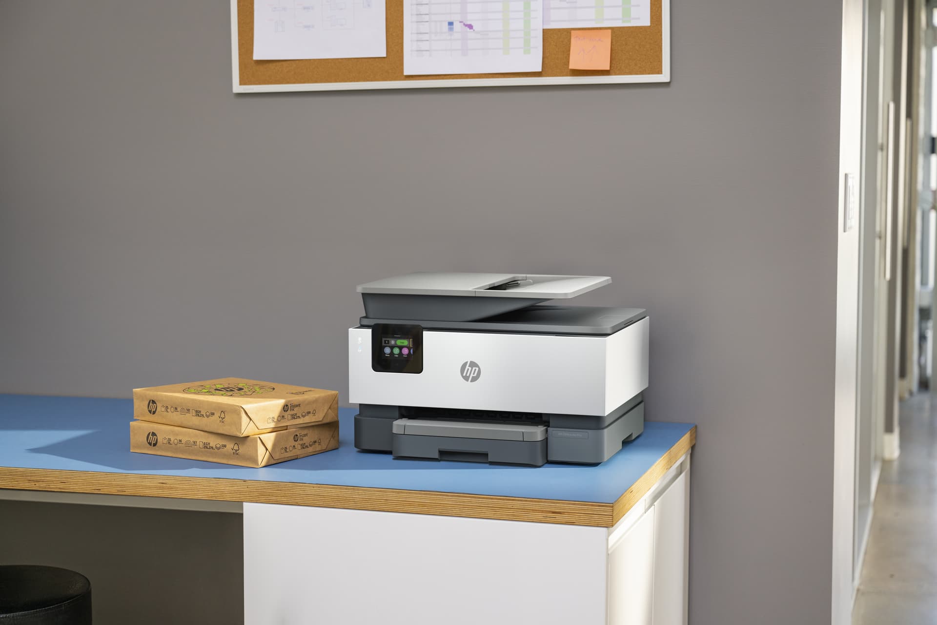 HP OfficeJet Pro 9120b Sem fios All-in-One Cor Impressora, Impressão frente e verso; Copiadora, scanner — miniatura 12