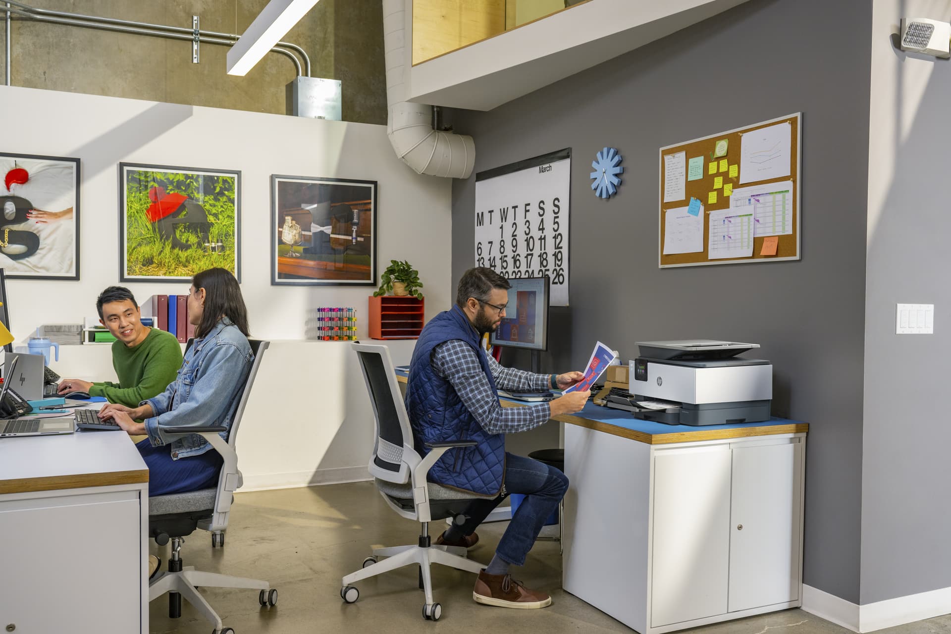 HP OfficeJet Pro 9120b Sem fios All-in-One Cor Impressora, Impressão frente e verso; Copiadora, scanner — miniatura 13