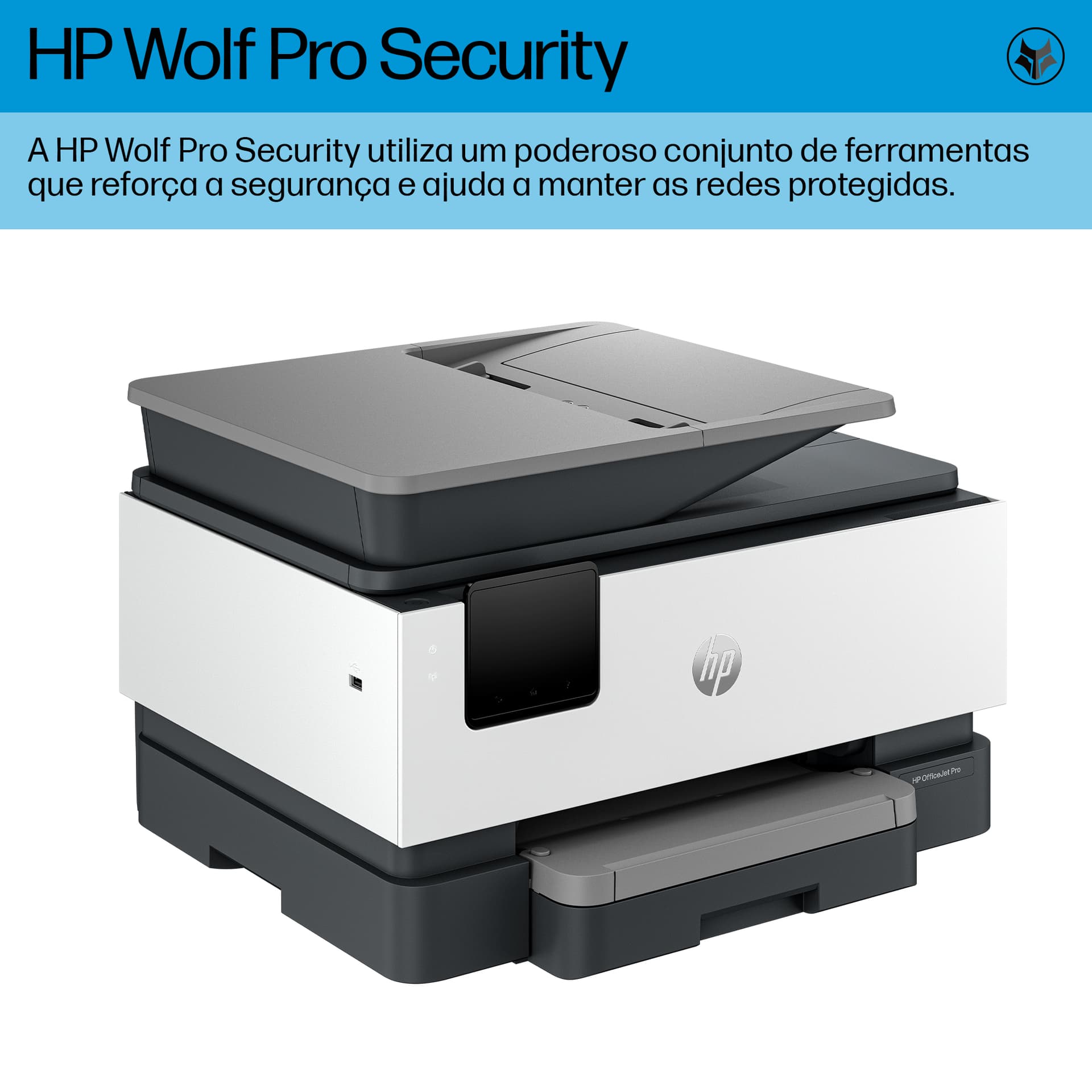 HP OfficeJet Pro 9120b Sem fios All-in-One Cor Impressora, Impressão frente e verso; Copiadora, scanner — miniatura 8
