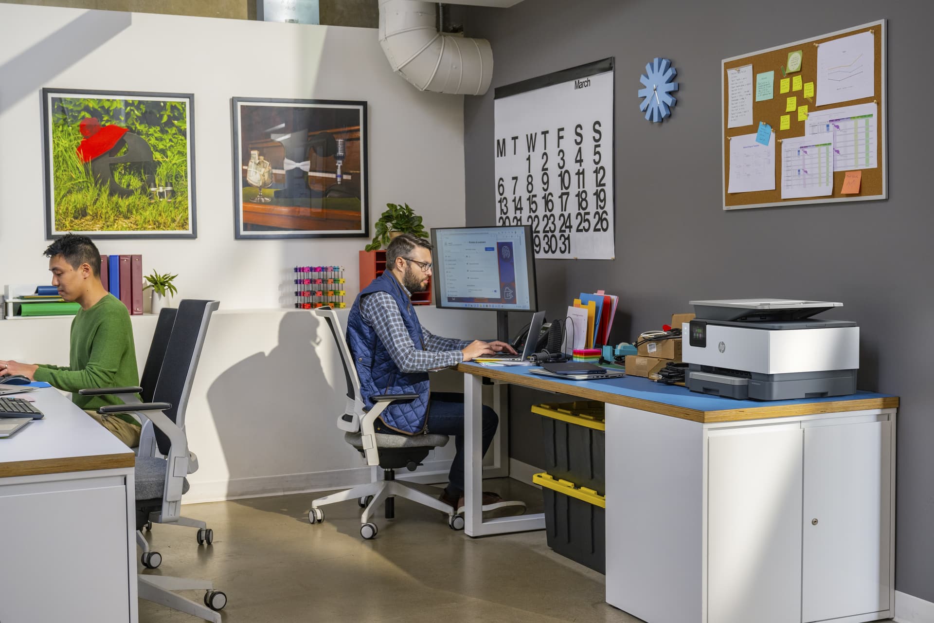 HP OfficeJet Pro 9120b Sem fios All-in-One Cor Impressora, Impressão frente e verso; Copiadora, scanner — miniatura 10