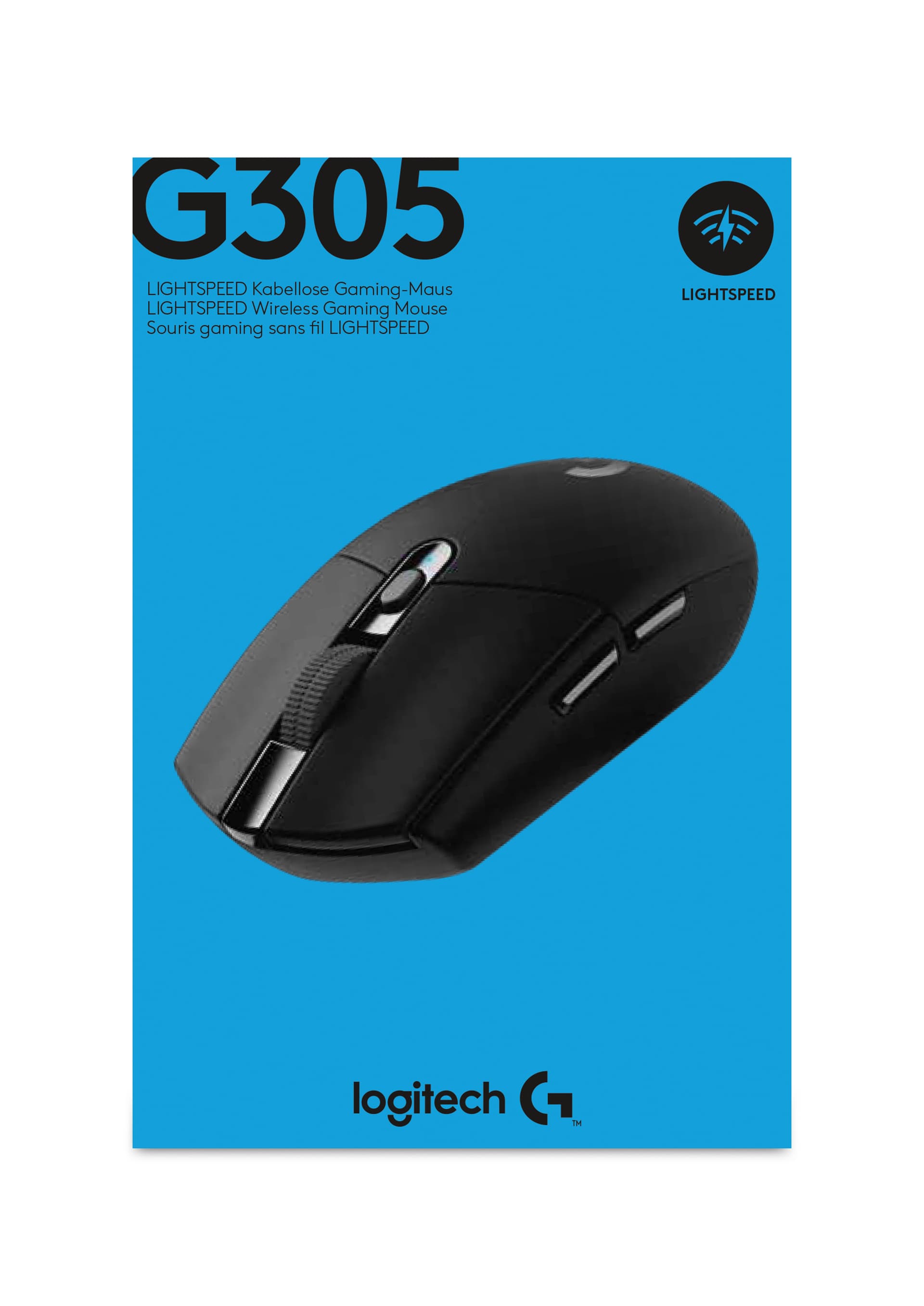 Logitech G G305 - Rato - óptico - 6 botões - sem fios - 2.4 GHz - receptor sem fio USB - preto — miniatura 8