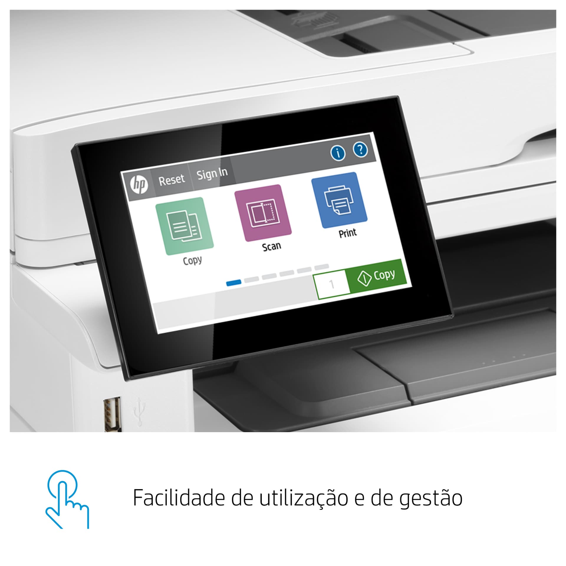 HP LaserJet Enterprise M430f Multifunction Preto e branco Impressora, Apenas Ethernet; Copiadora, Scanner — miniatura 9