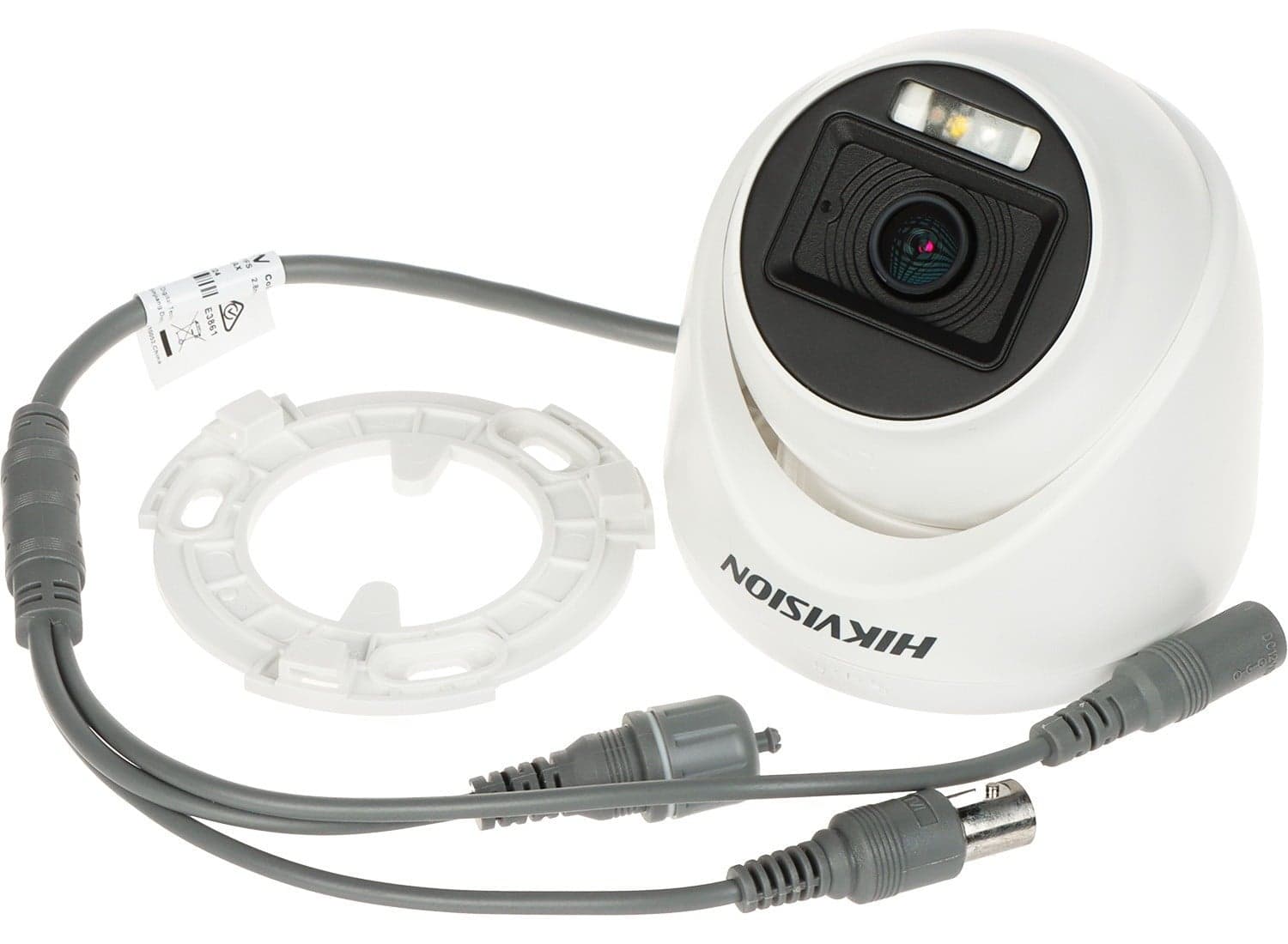 Hikvision DS-2CE76D0T-LPFS(2.8mm) Câmera Turret Fixa de Áudio com Luz Híbrida Inteligente de 2MP, miniatura 2