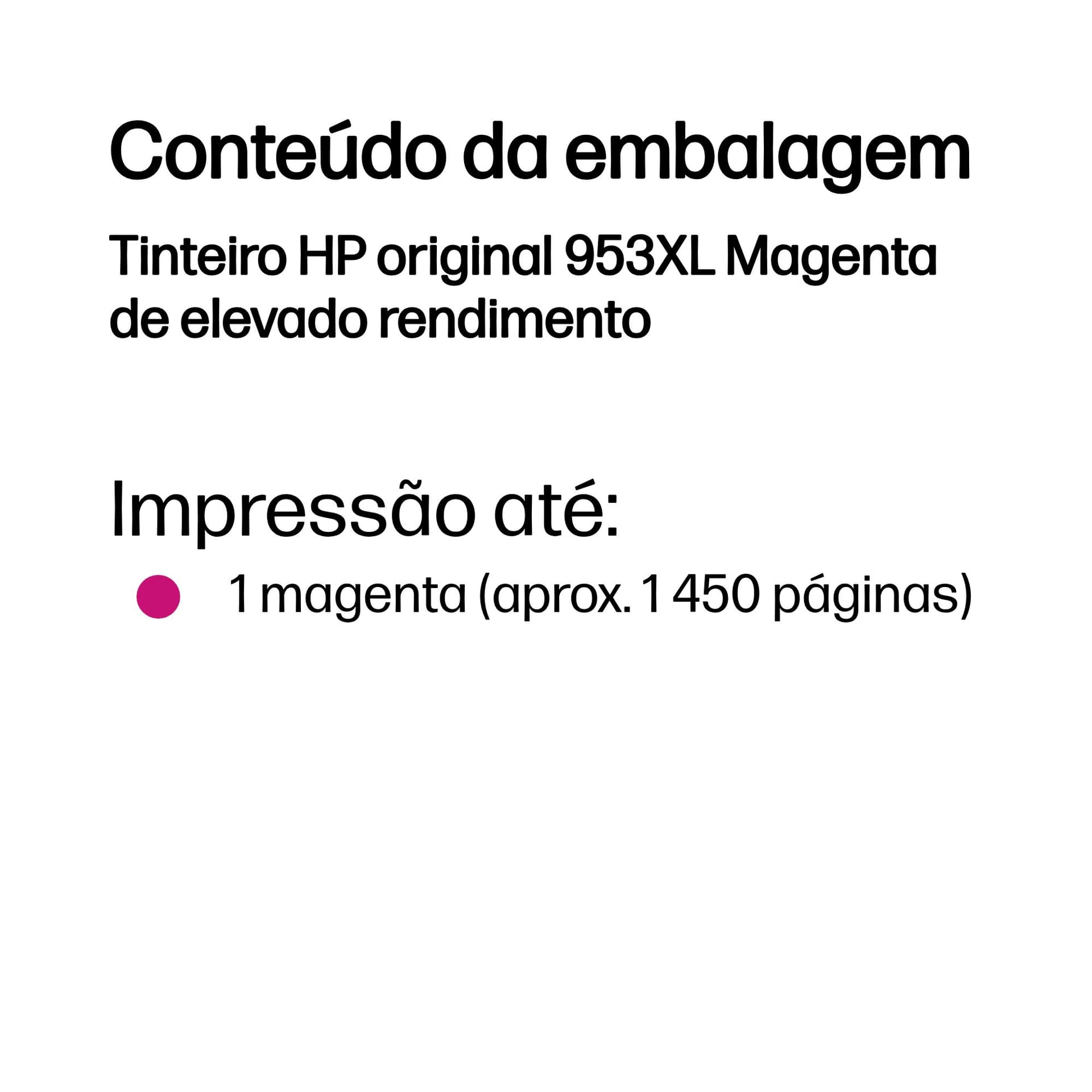 HP Tinteiro original 953XL Magenta de elevado rendimento — miniatura 3