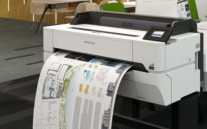 Epson SureColor SC-T5405 - wireless printer (with stand), miniatura 3