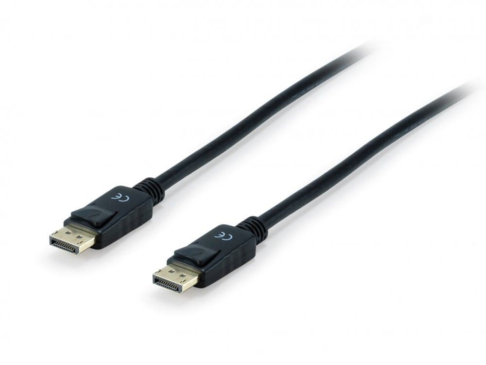 EQUIP CABO DISPLAY PORT 1.4 M/M 3.0M WITH LATCH BLACK — miniatura 1