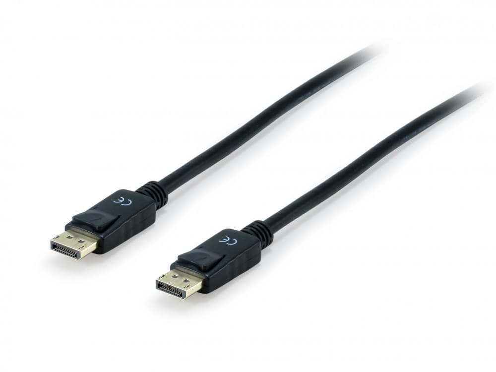 EQUIP CABO DISPLAY PORT 1.4 M/M 3.0M WITH LATCH BLACK — miniatura 3