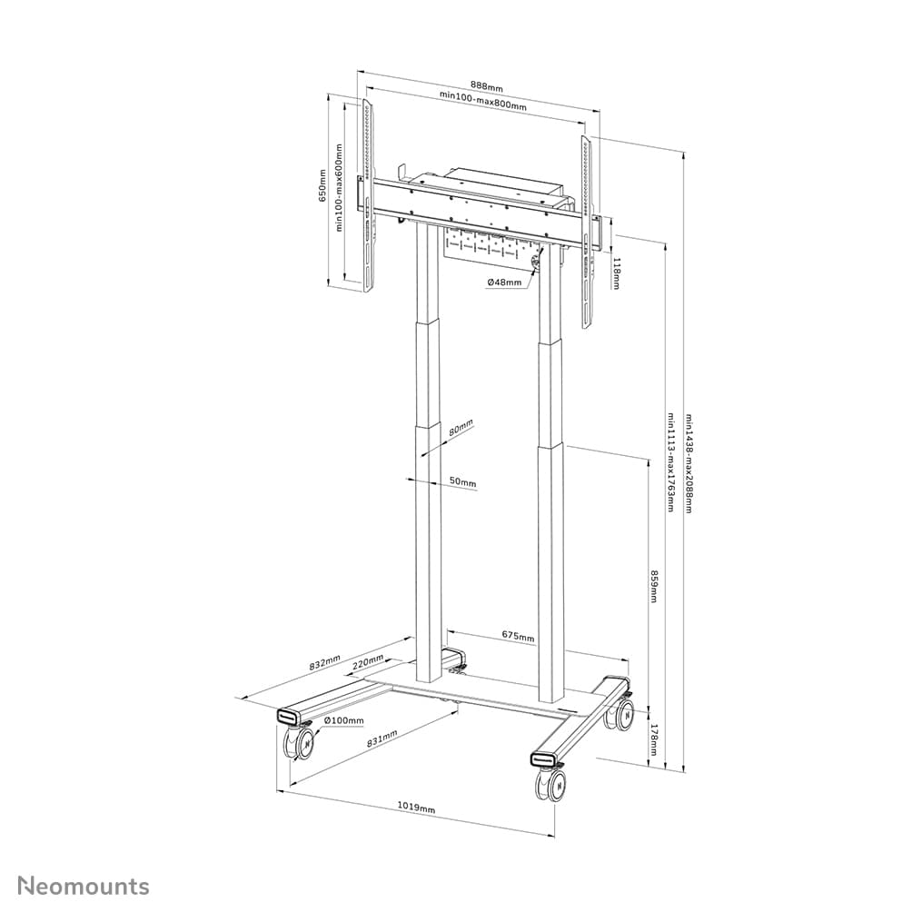 Neomounts FL55-875BL1, miniatura 20