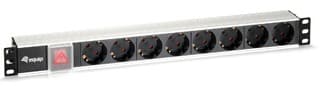 EQUIP REGUA 19" 8 TOMADAS SCHUKO C/INTERRUPTOR CABO 1.8M — miniatura 2
