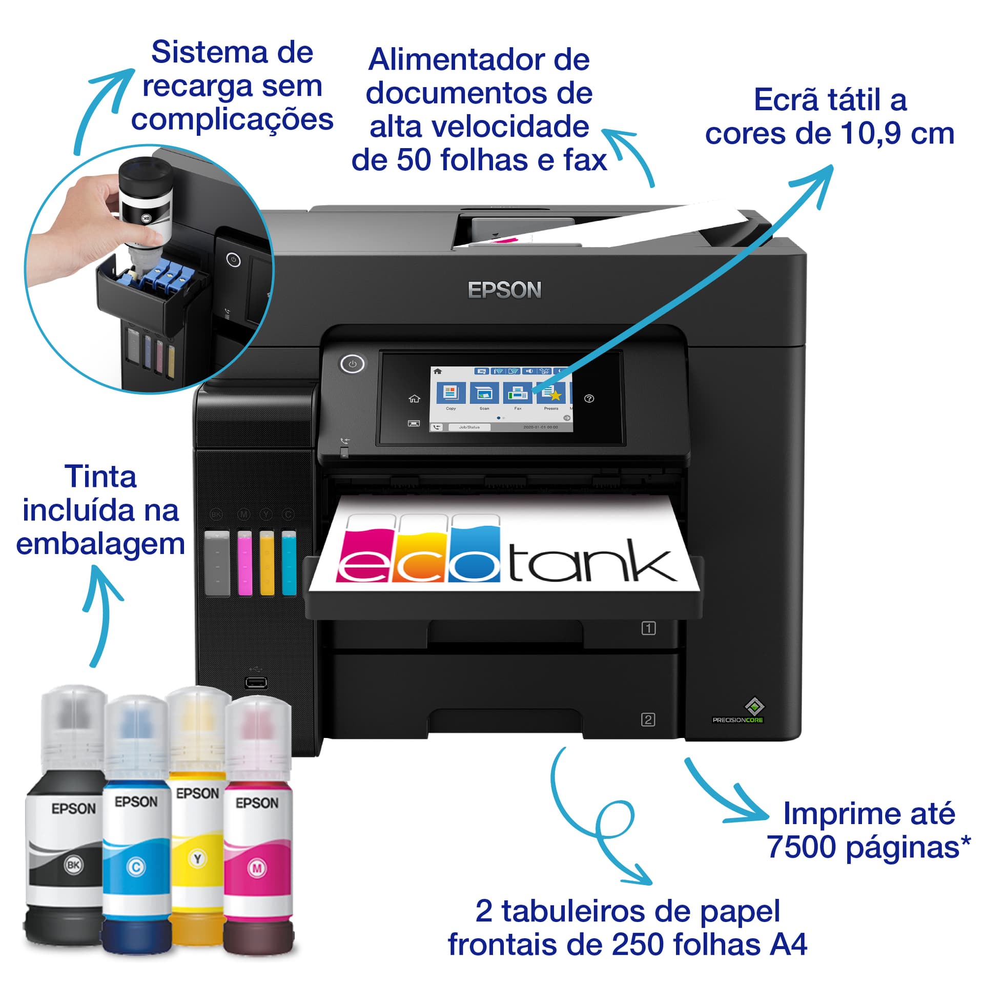 Epson EcoTank ET-5855, miniatura 2