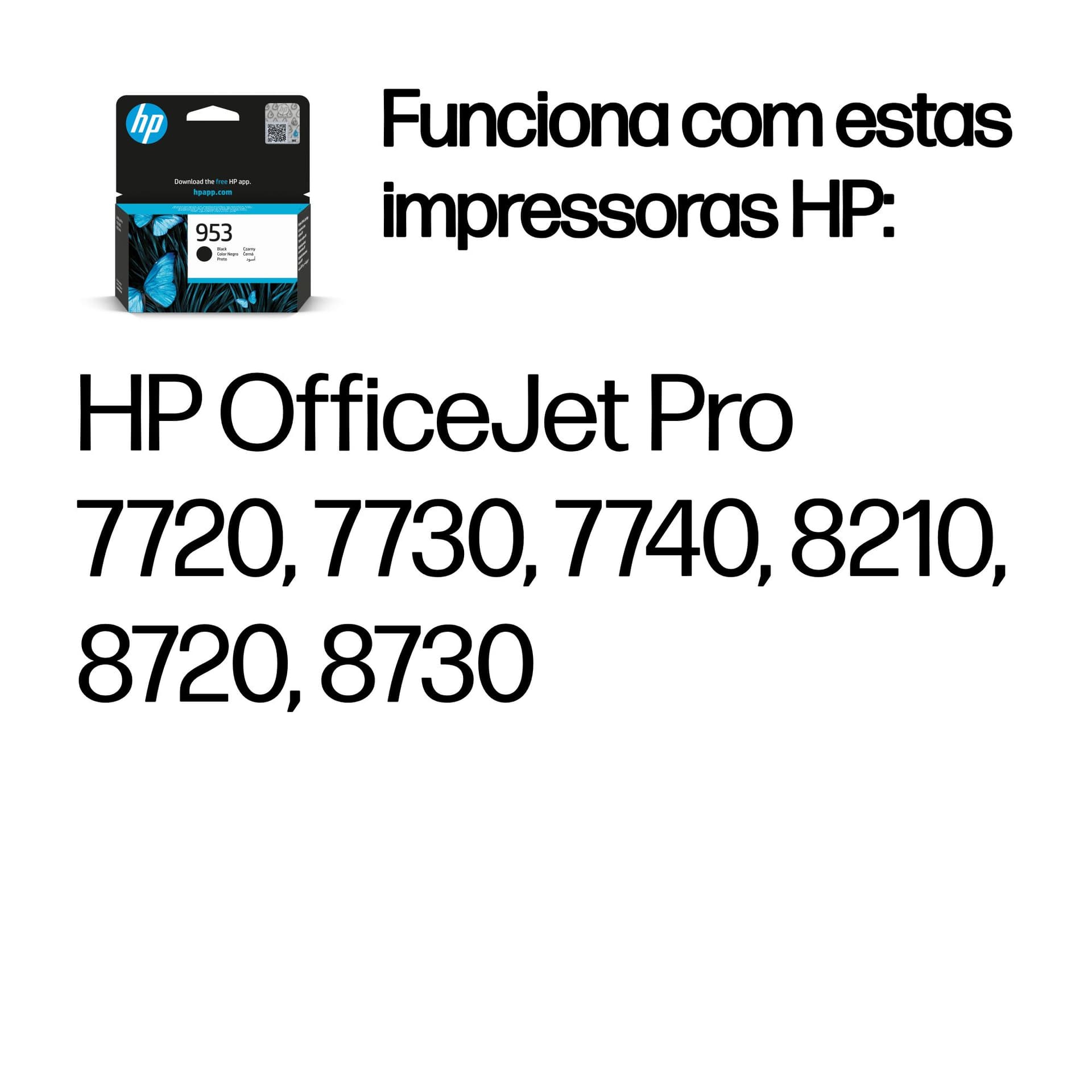 HP Tinteiro original 953 Preto, miniatura 2