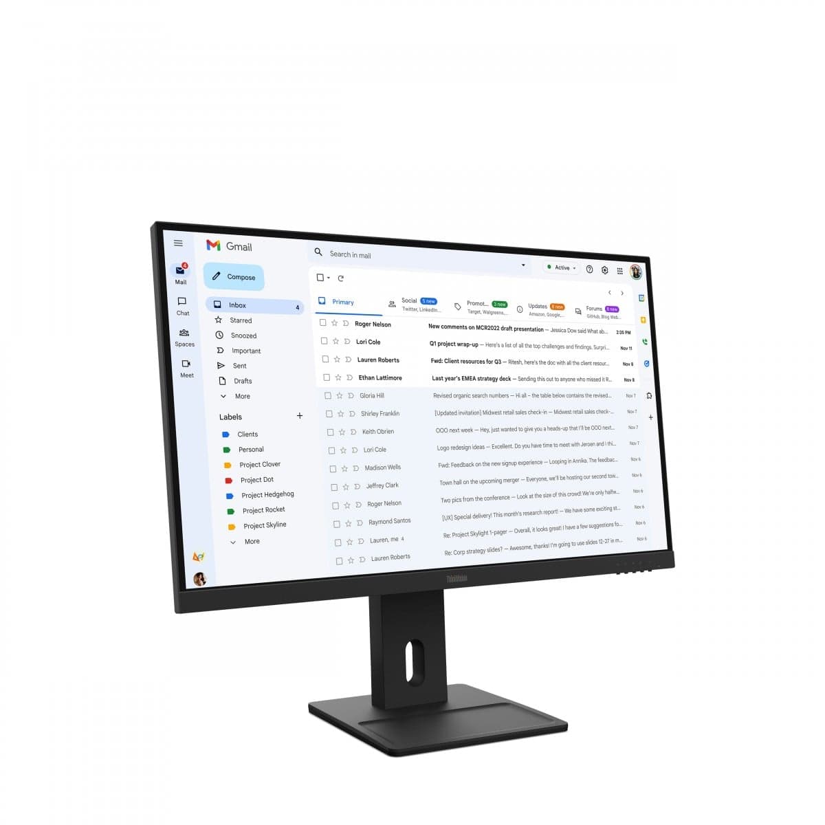 ThinkVision E27-40 27 inch Monitor — miniatura 2
