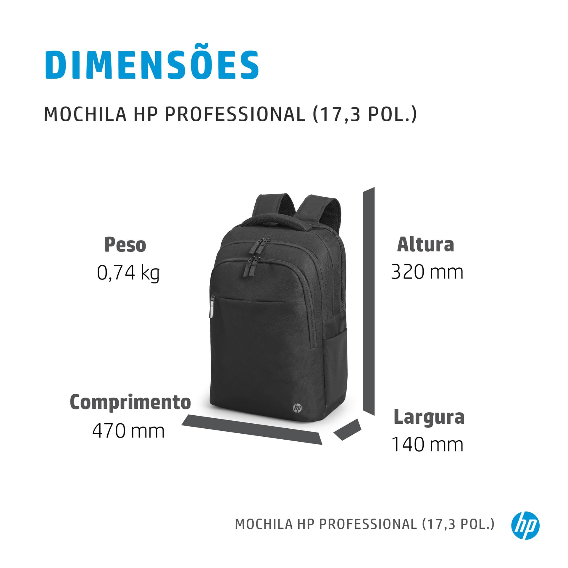 HP Mochila Professional (17,3 pol.), miniatura 4