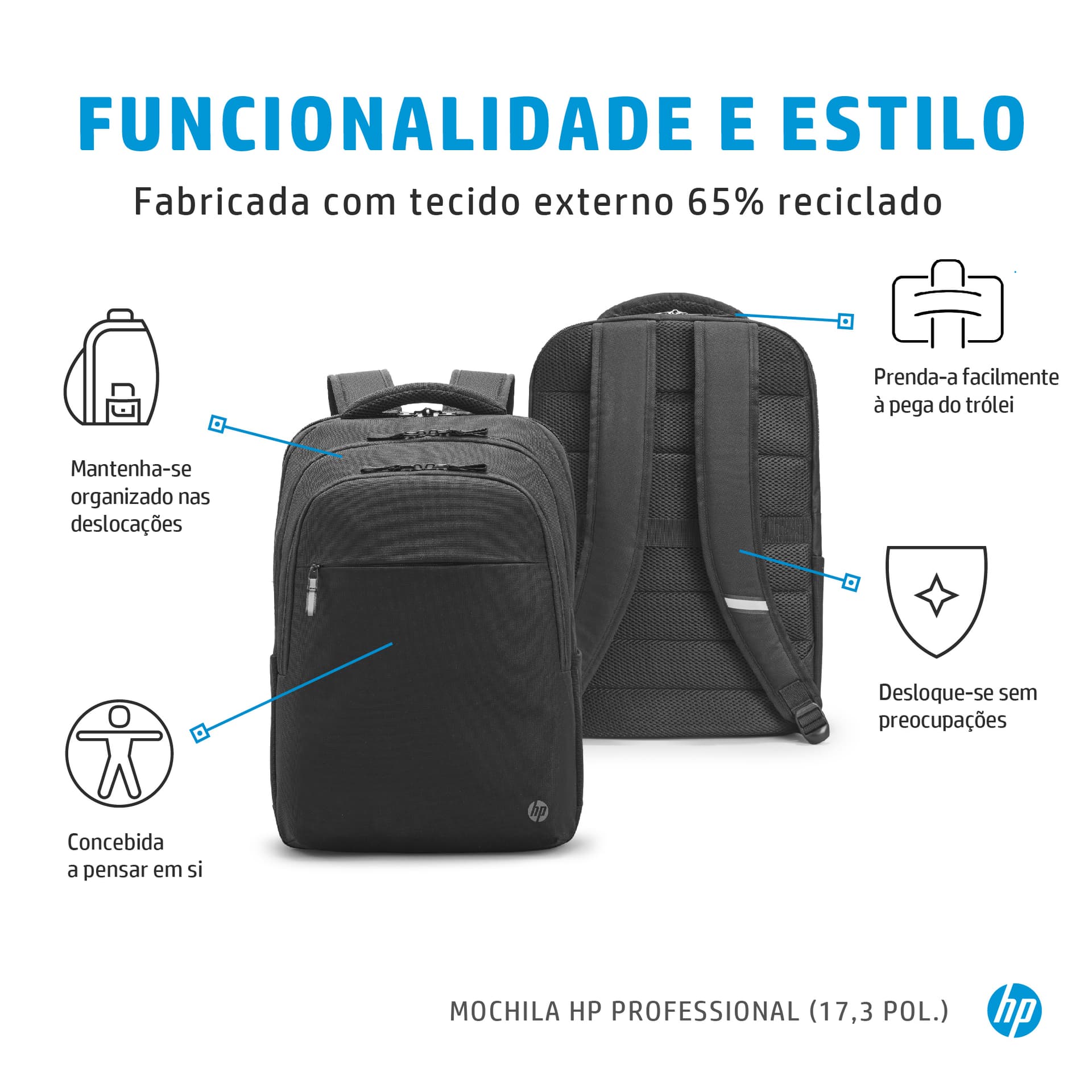 HP Mochila Professional (17,3 pol.), miniatura 5