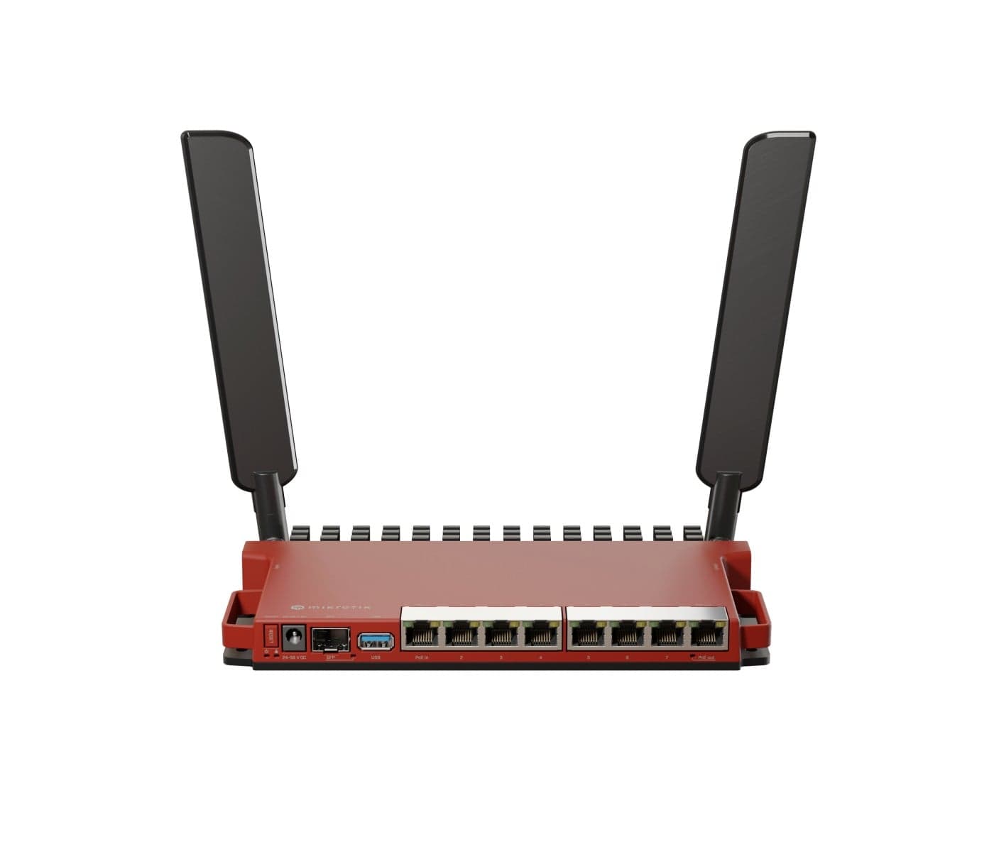 Mikrotik L009UiGS-2HaxD-IN wireless router Gigabit Ethernet Single-band (2.4 GHz) Red, miniatura 1