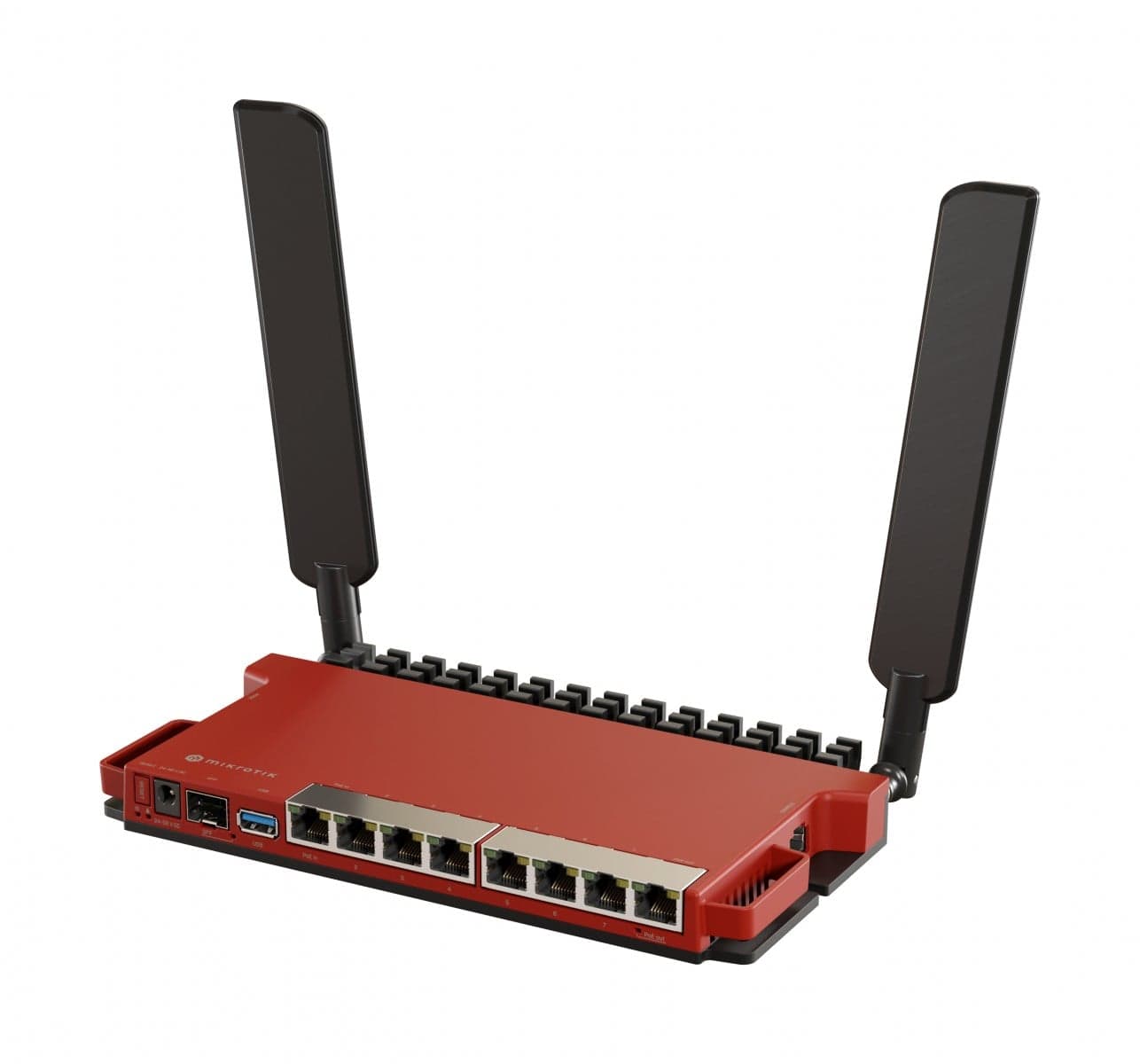 Mikrotik L009UiGS-2HaxD-IN wireless router Gigabit Ethernet Single-band (2.4 GHz) Red, miniatura 3