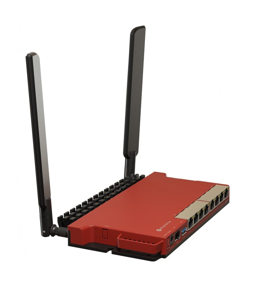 Mikrotik L009UiGS-2HaxD-IN wireless router Gigabit Ethernet Single-band (2.4 GHz) Red, miniatura 4