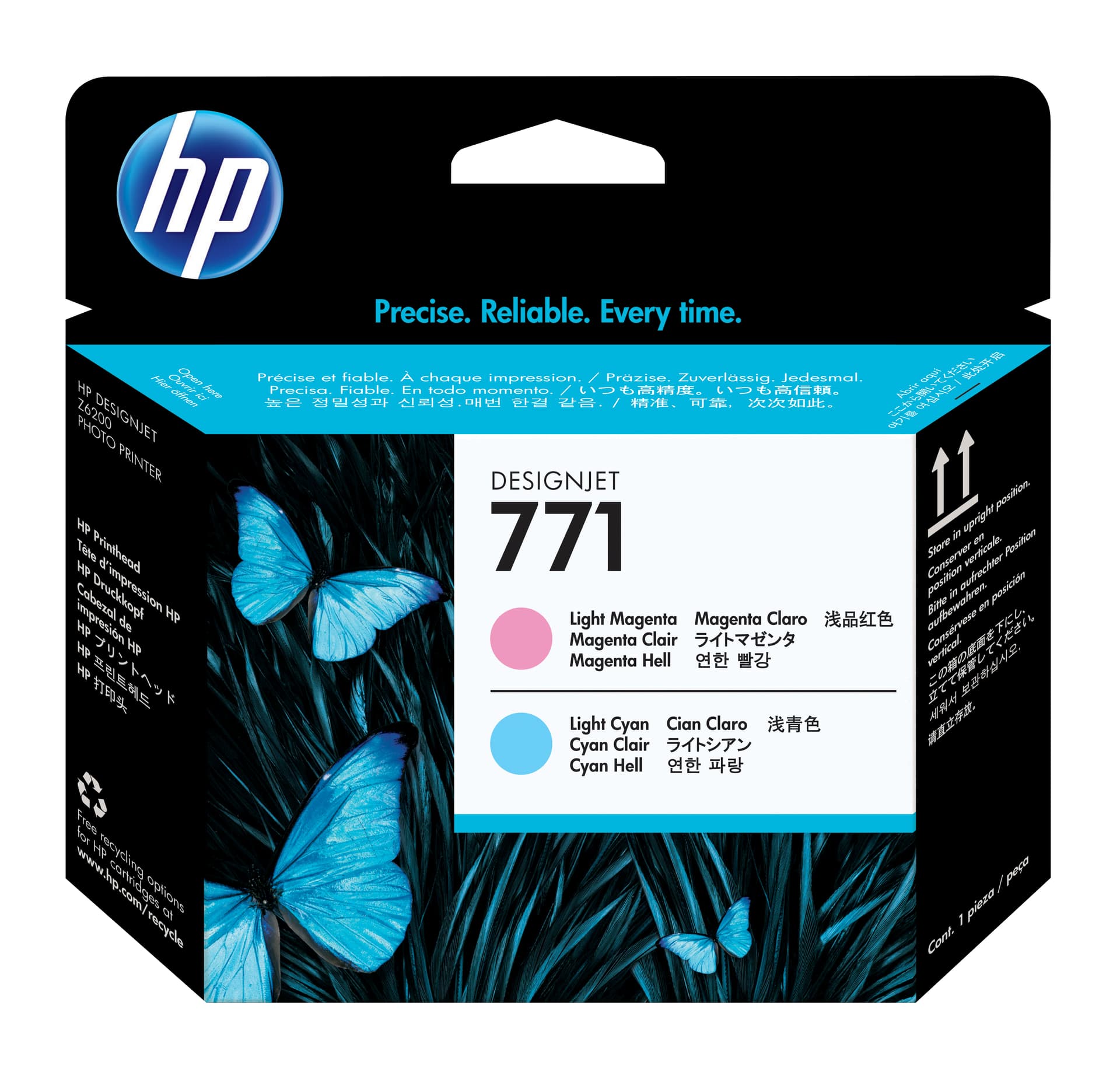 HP Cabeça de impressão DesignJet 771 Magenta Claro/Ciano Claro — miniatura 1