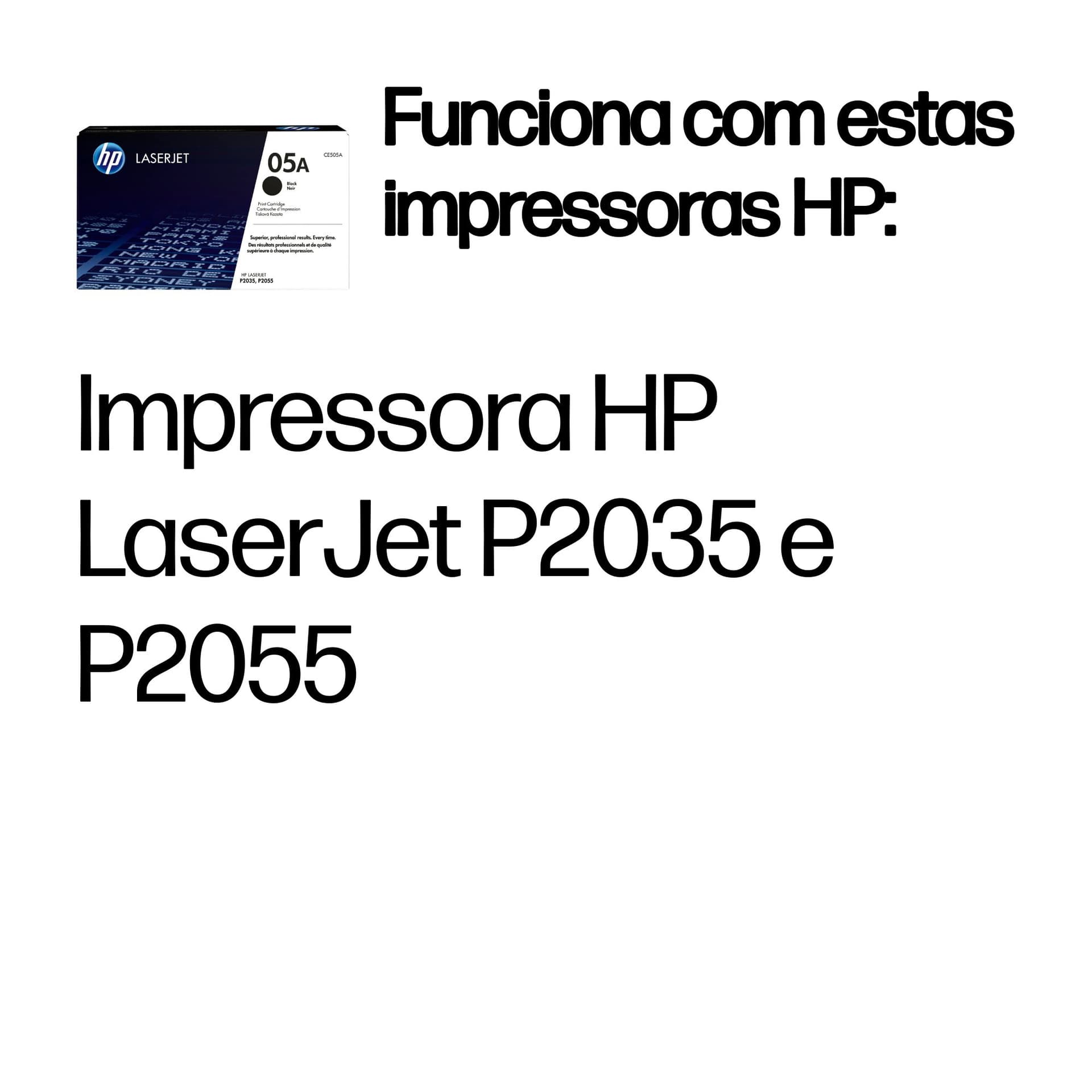 HP Toner LaserJet Original 05A Preto, miniatura 2