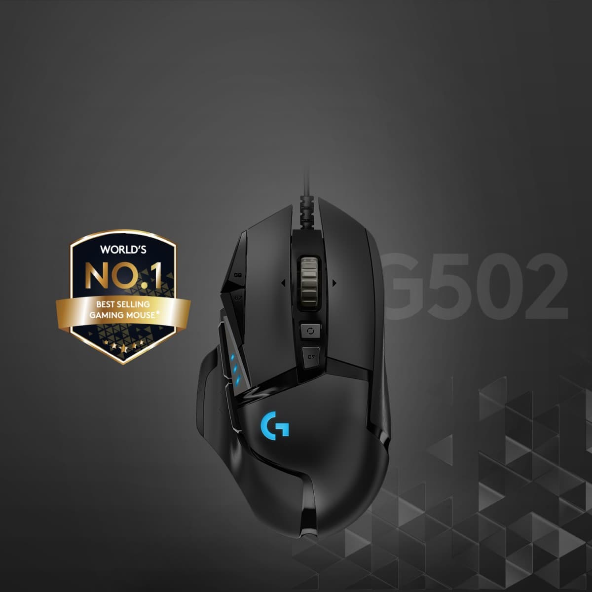 Logitech Gaming Mouse G502 (Hero) - Rato - óptico - 11 botões - com cabo - USB — miniatura 2