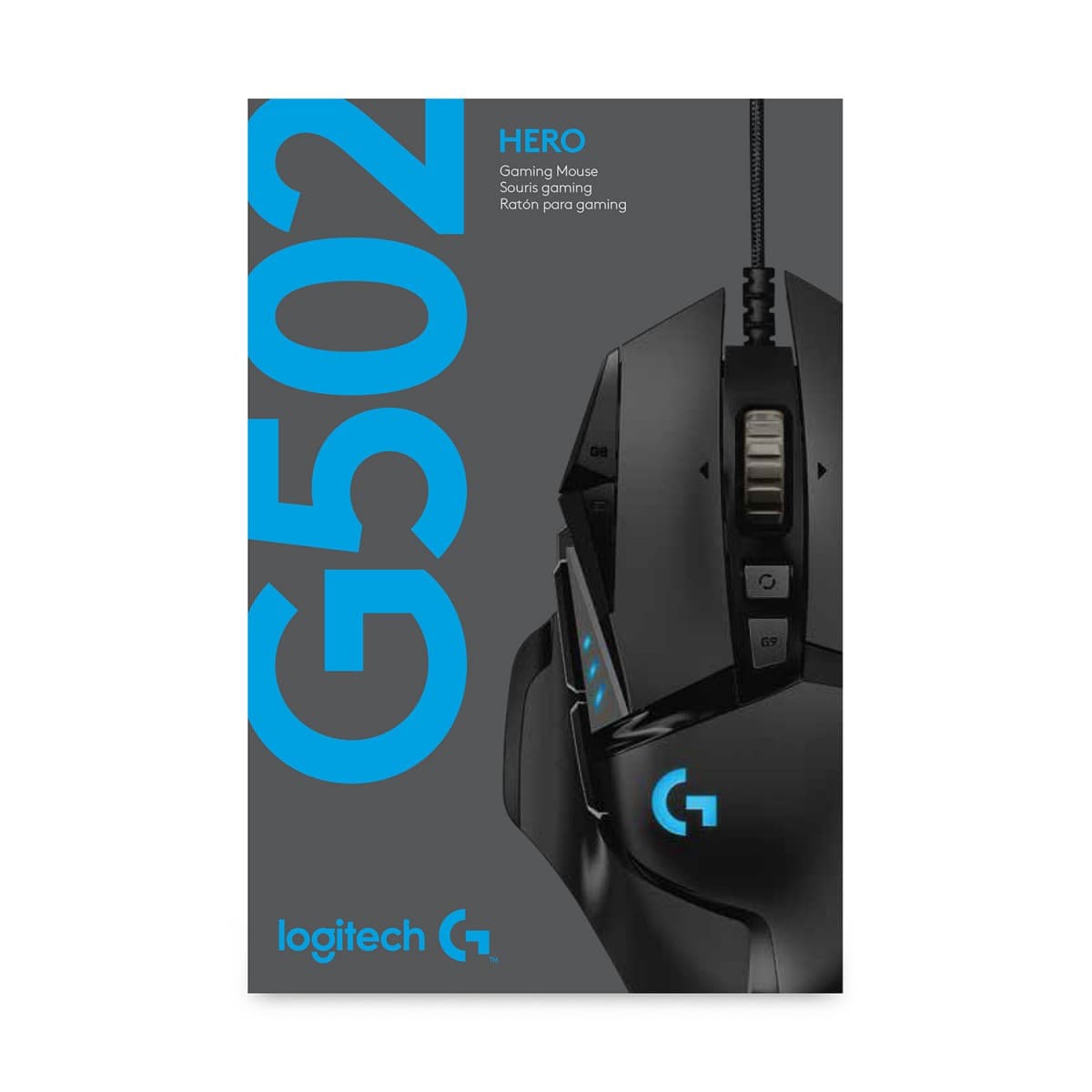 Logitech Gaming Mouse G502 (Hero) - Rato - óptico - 11 botões - com cabo - USB — miniatura 10