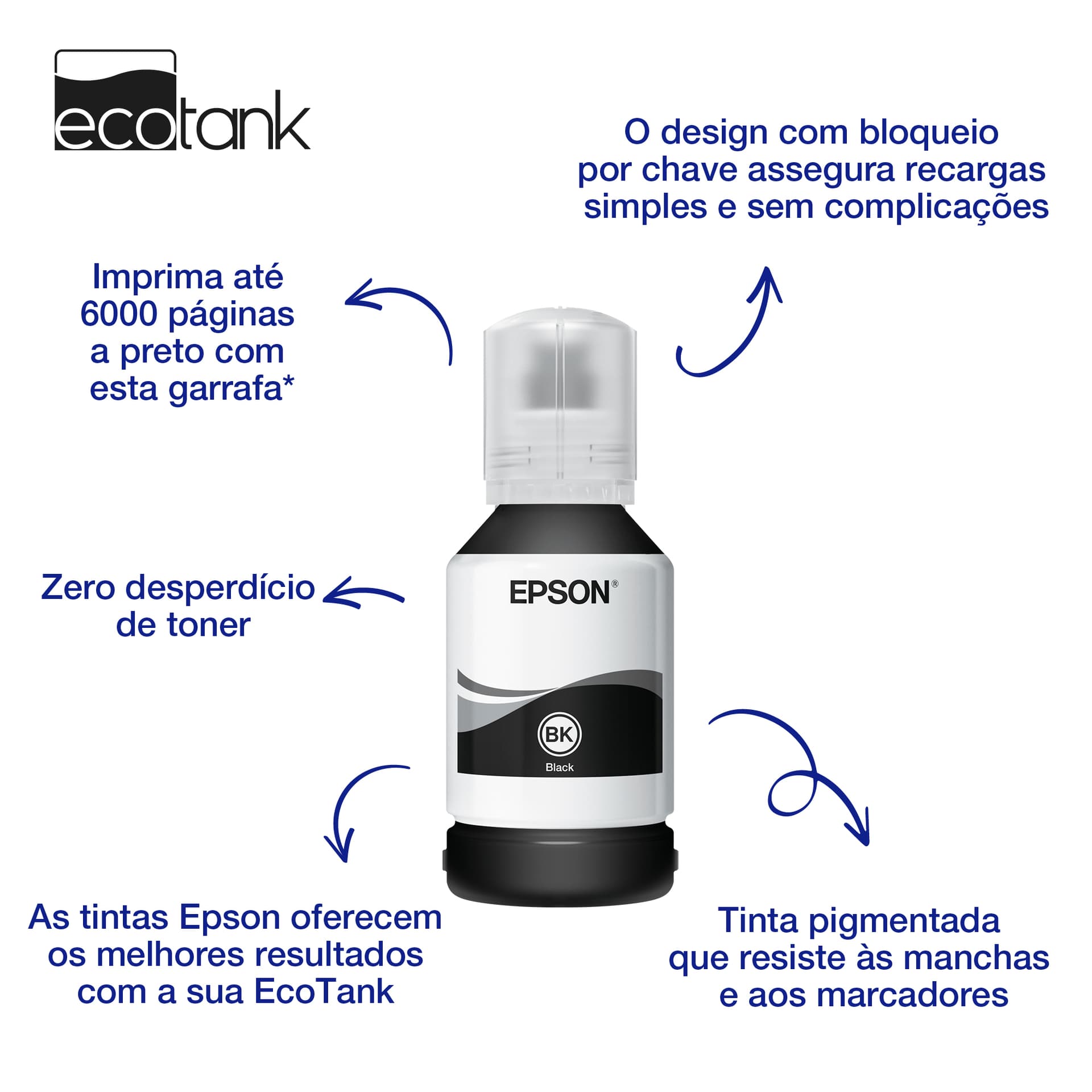 Epson Garrafa de tinta Preto Pigmentado EcoTank 111 — miniatura 2